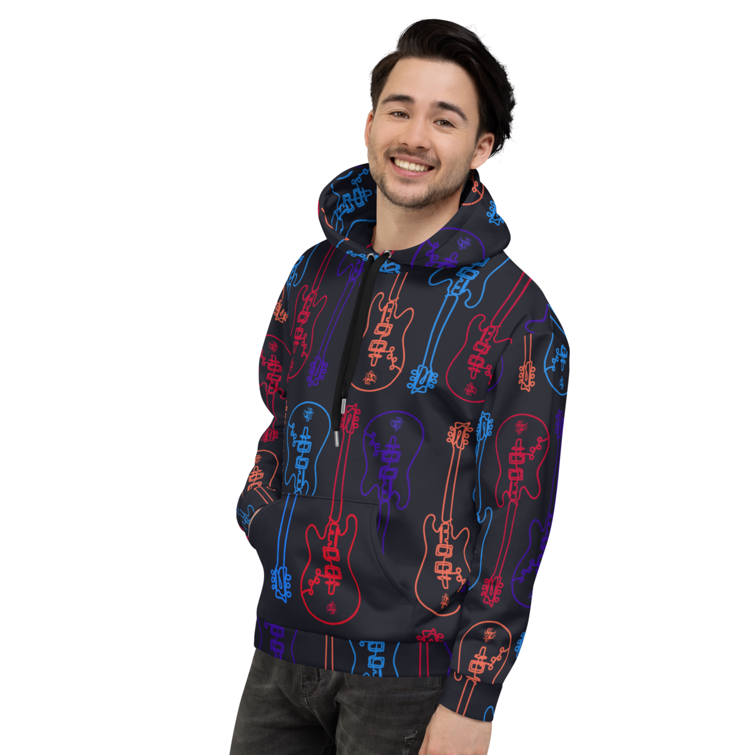 Unisex Hoodie - Studio Guitar - Black Sabbath