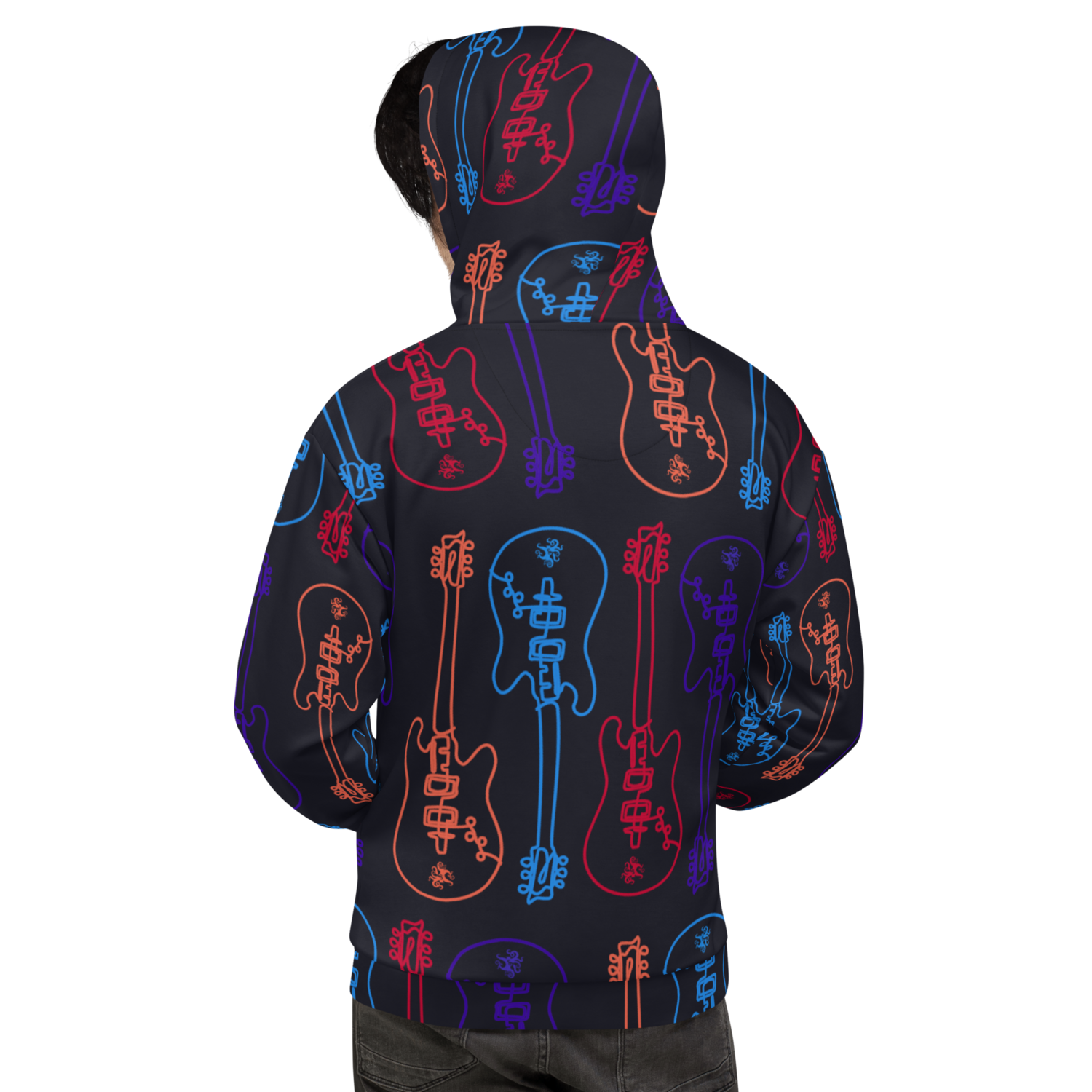Unisex Hoodie - Studio Guitar - Black Sabbath