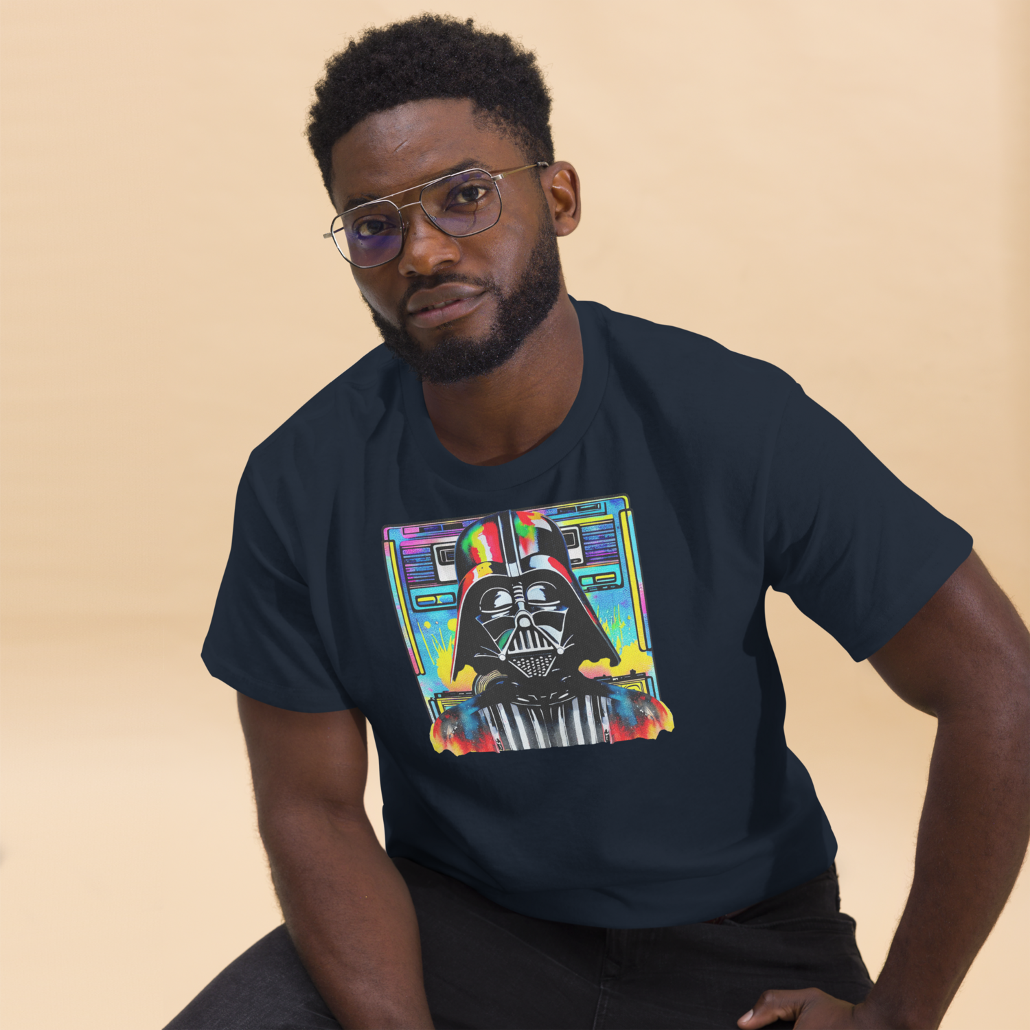 Unisex classic tee - Star Wars: Darth Vader Amped Up! 