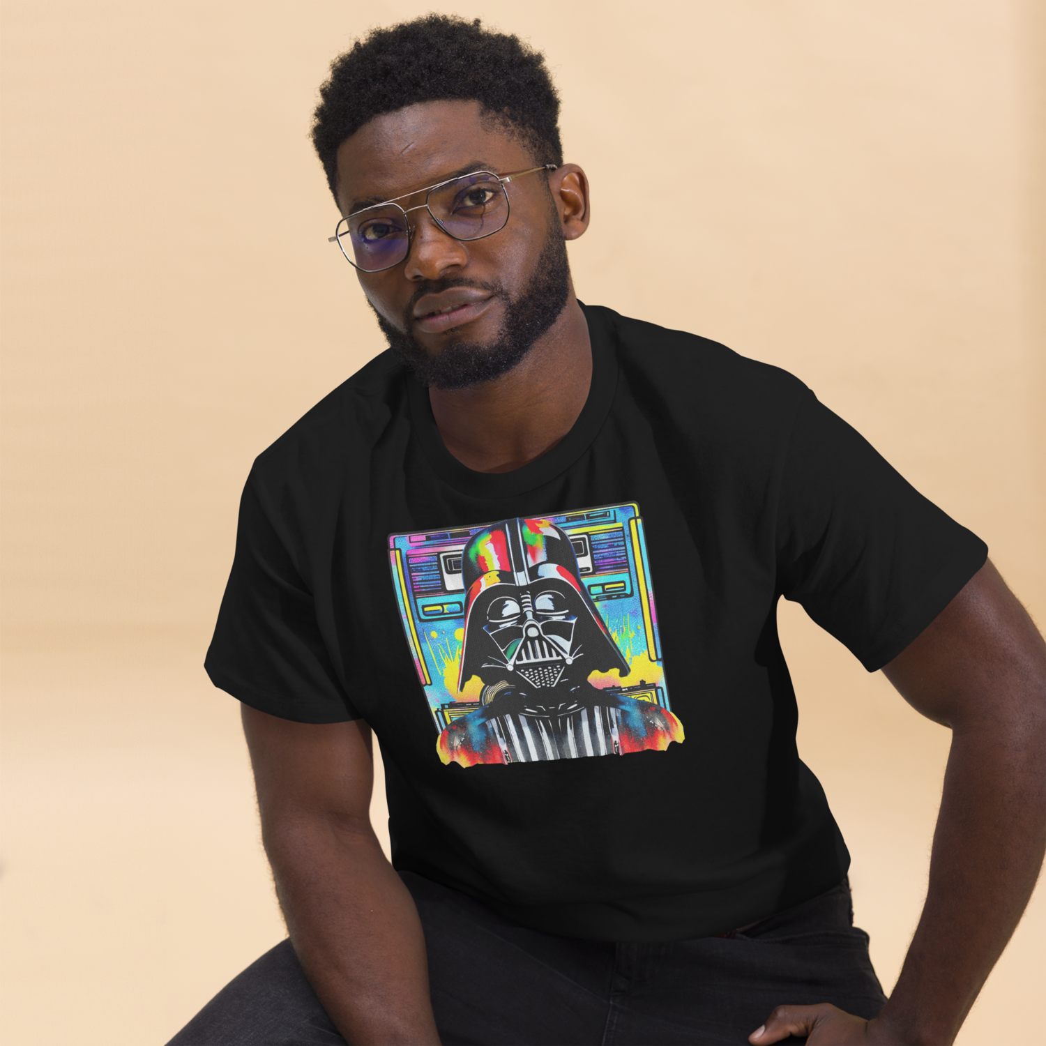 Unisex classic tee - Star Wars: Darth Vader Amped Up! 