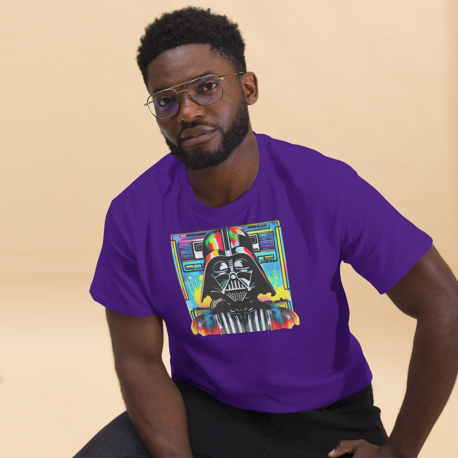 Unisex classic tee - Star Wars: Darth Vader Amped Up! 
