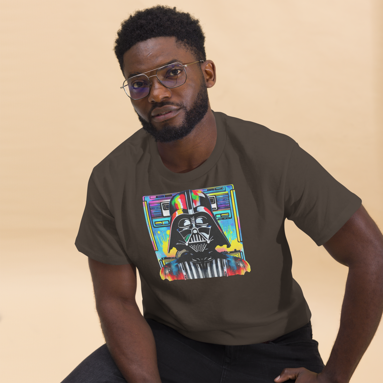 Unisex classic tee - Star Wars: Darth Vader Amped Up! 