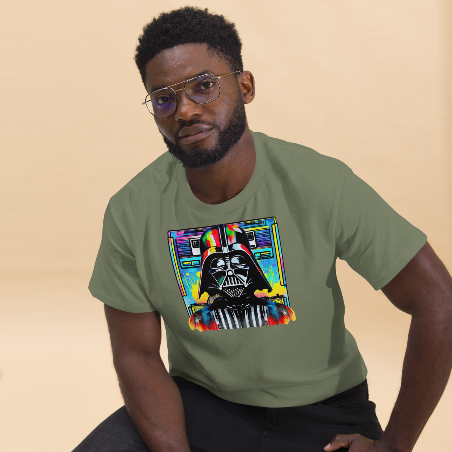 Unisex classic tee - Star Wars: Darth Vader Amped Up! 