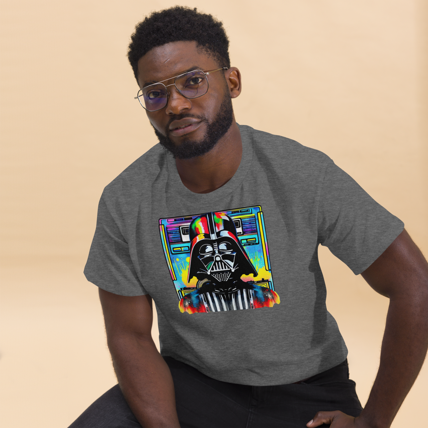Unisex classic tee - Star Wars: Darth Vader Amped Up! 