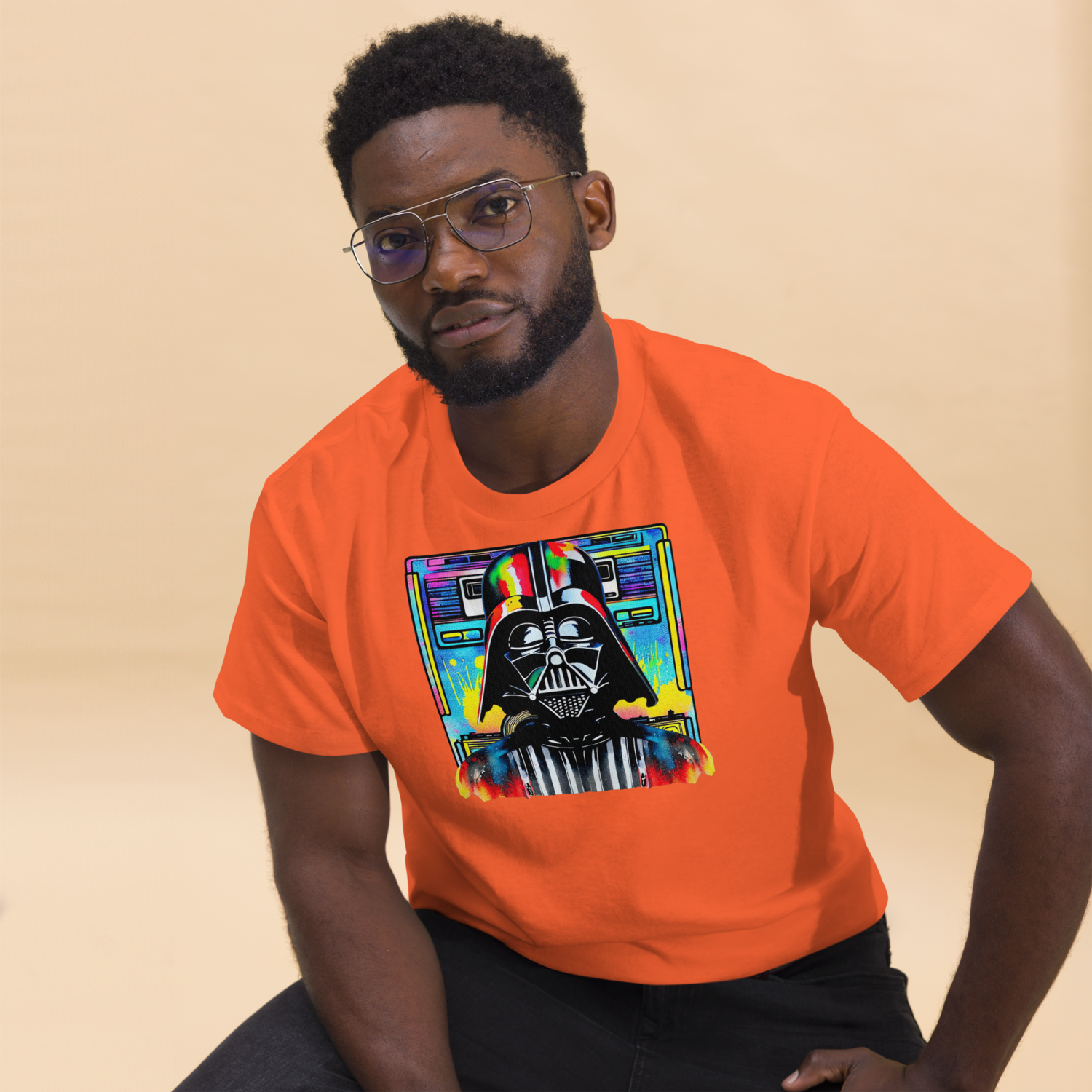 Unisex classic tee - Star Wars: Darth Vader Amped Up! 