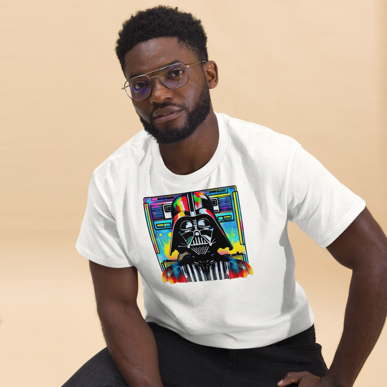 Unisex classic tee - Star Wars: Darth Vader Amped Up! 
