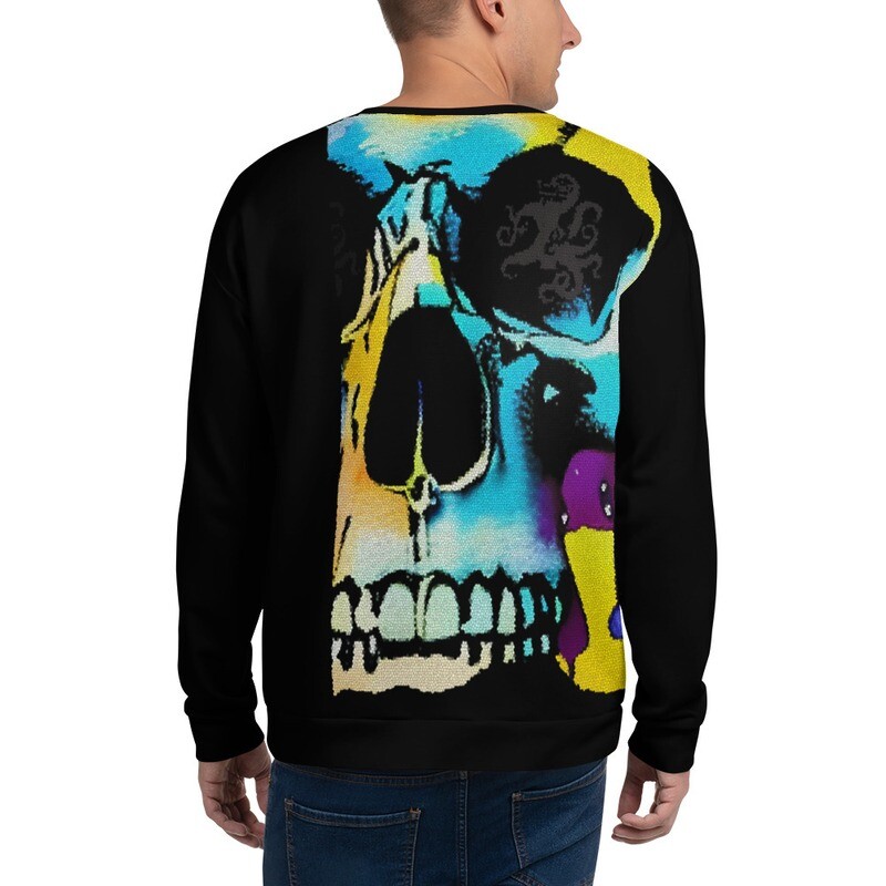 Unisex Sweatshirt - Mean Muggin' Skull