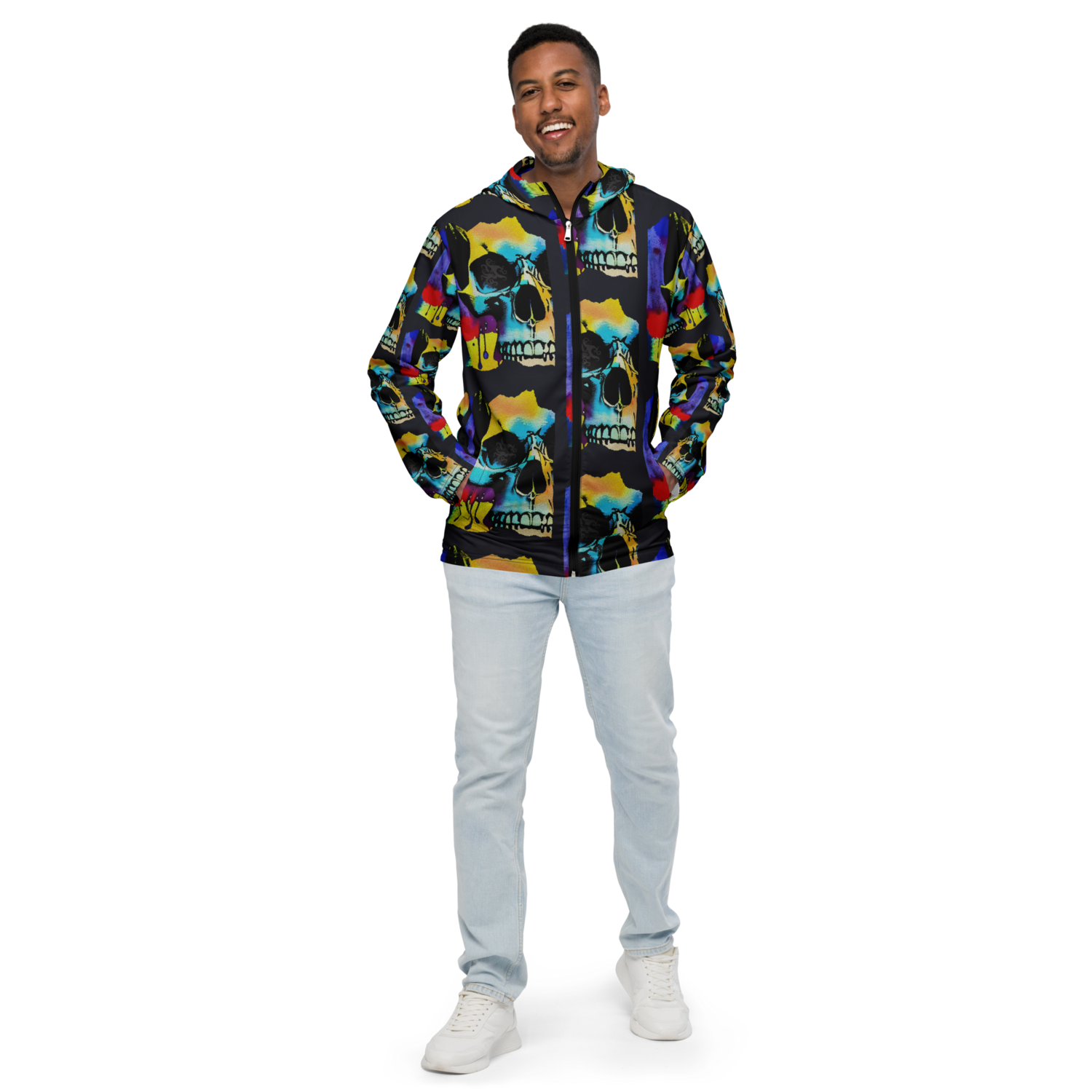 Unisex windbreaker - Mean Muggin&#39; Skull