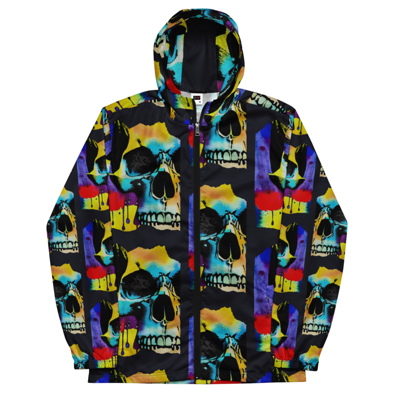 Unisex windbreaker - Mean Muggin&#39; Skull