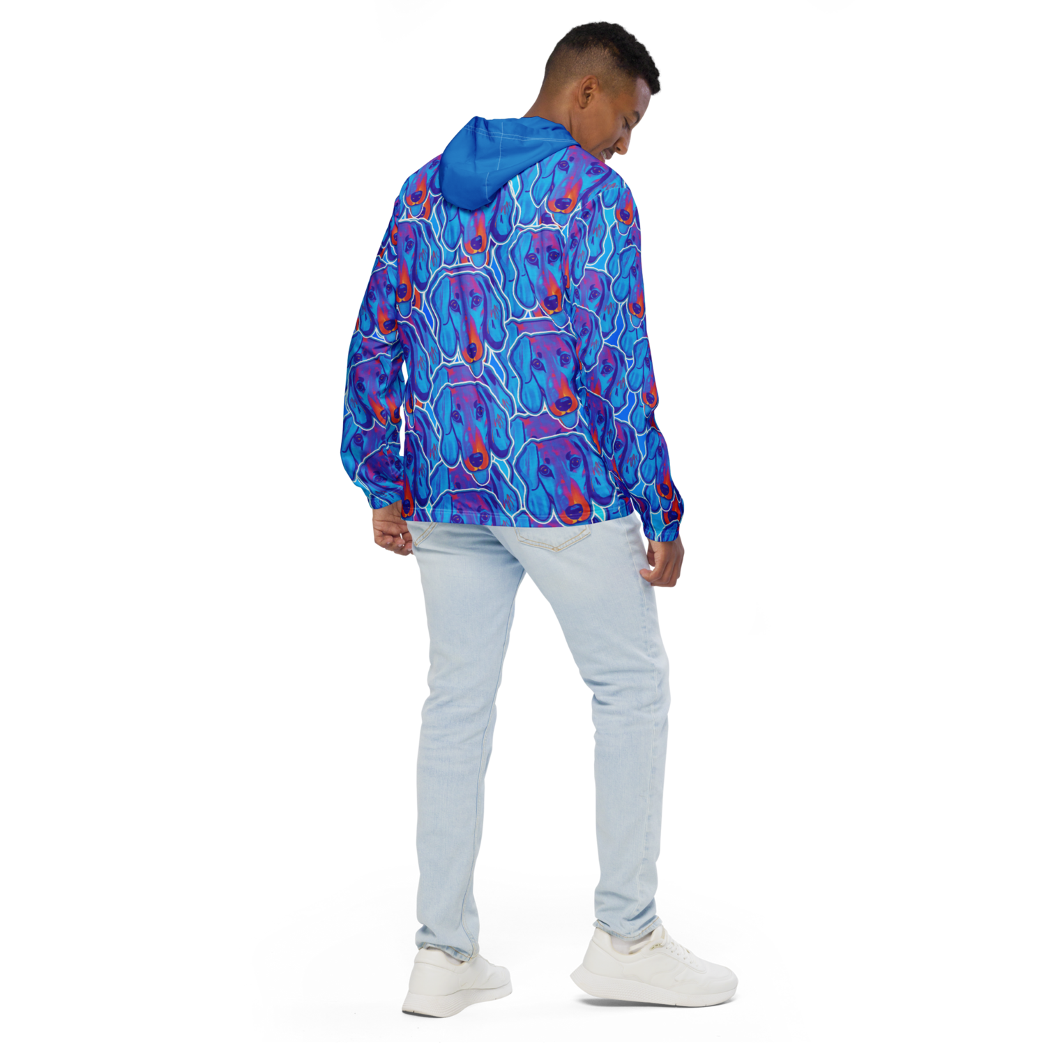 Unisex windbreaker - Dachshund Licks &amp; Kisses