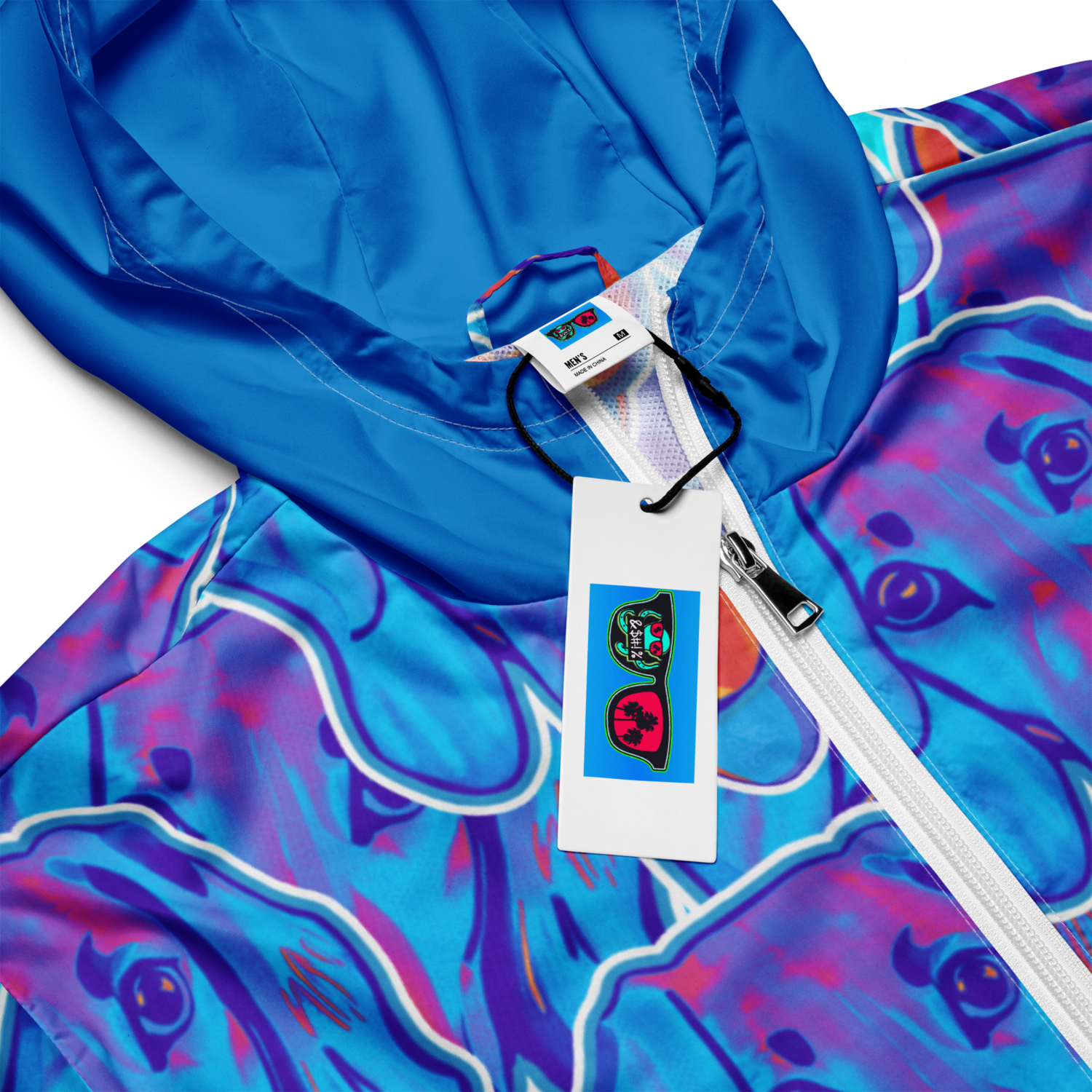 Unisex windbreaker - Dachshund Licks &amp; Kisses