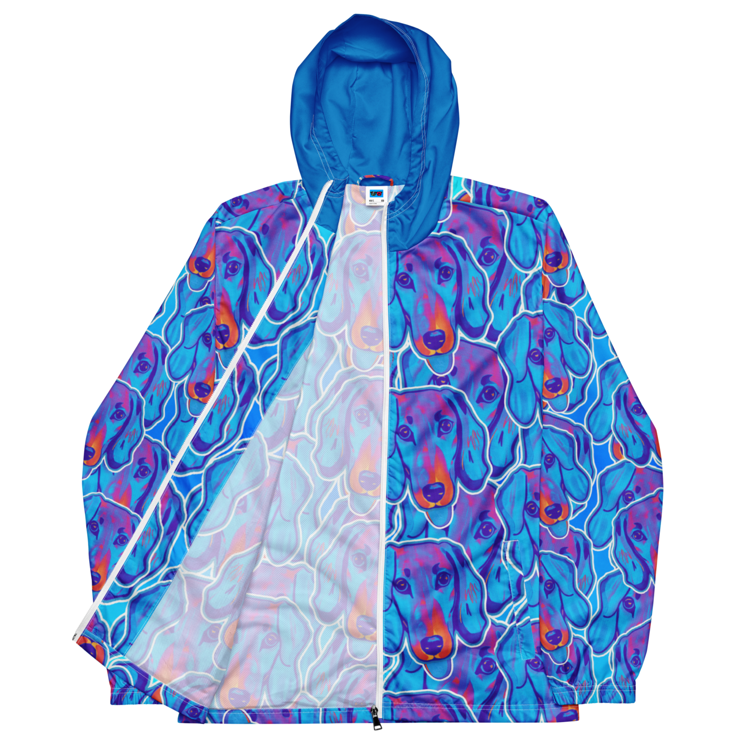Unisex windbreaker - Dachshund Licks &amp; Kisses