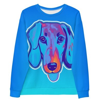 Unisex Sweatshirt - Dachshund Licks &amp; Kisses