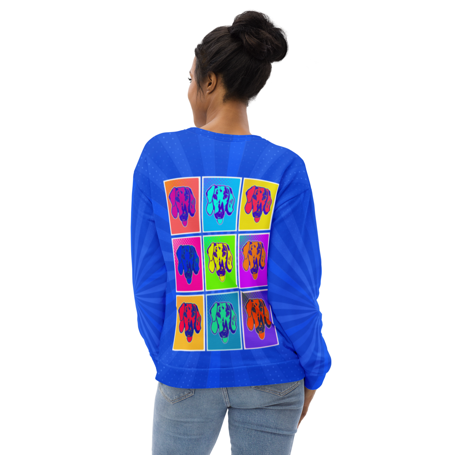 Unisex Sweatshirt - Dachshund Retro Pop Art