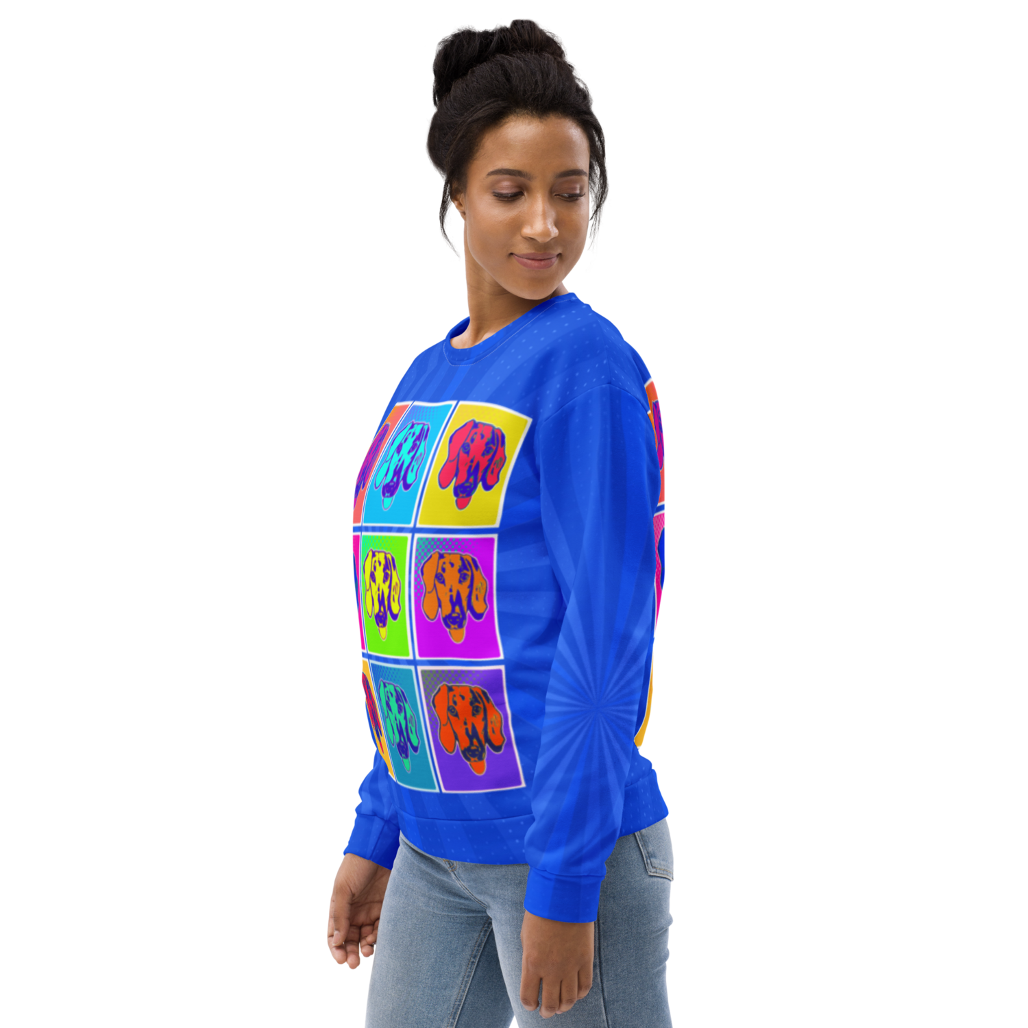 Unisex Sweatshirt - Dachshund Retro Pop Art