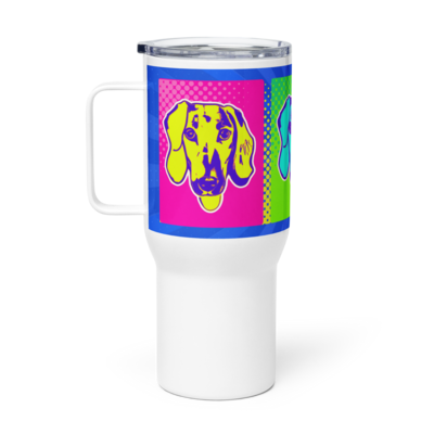 Tumbler - Dachshund Retro Pop Art