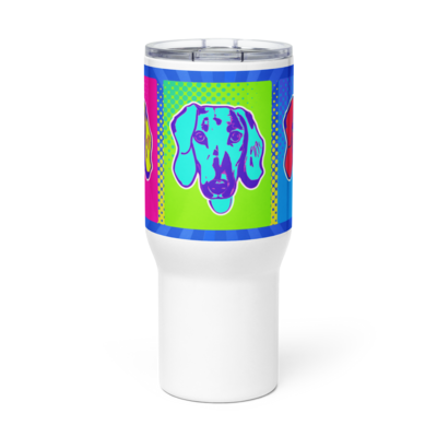 Tumbler - Dachshund Retro Pop Art