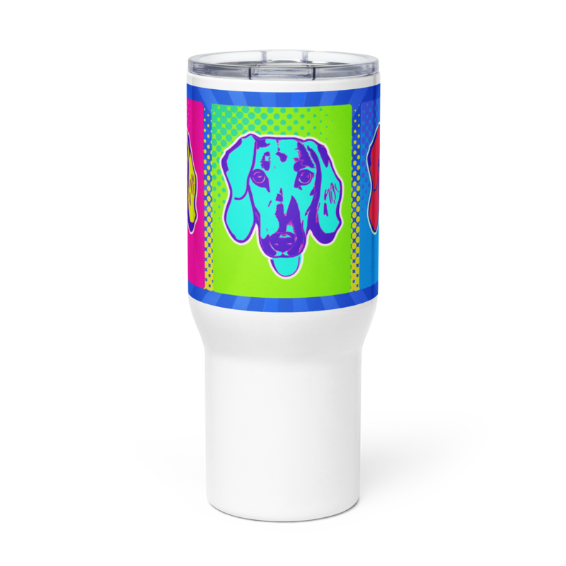 Tumbler - Dachshund Retro Pop Art
