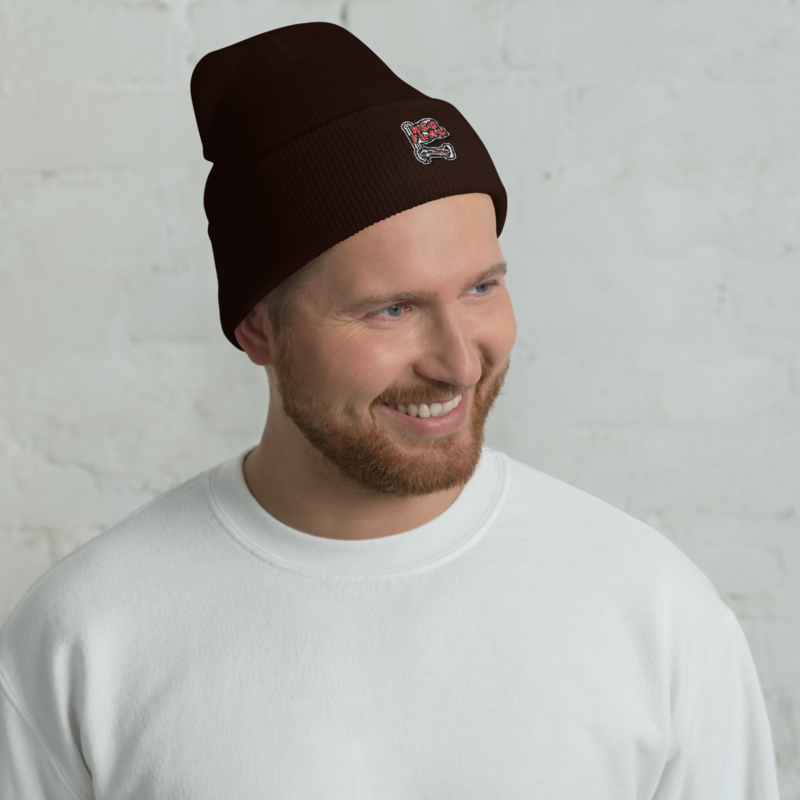 Cuffed Beanie - Satire: Red Flag Collector