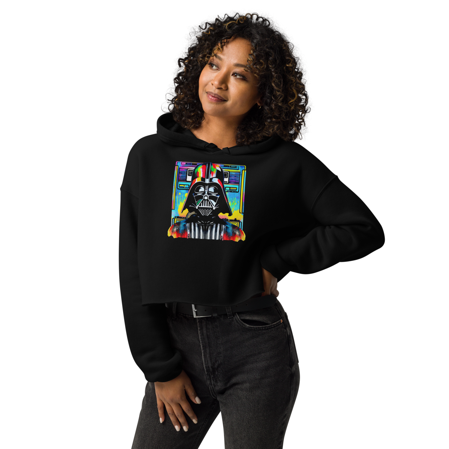 Crop Hoodie - Star Wars: Darth Vader Amped Up!