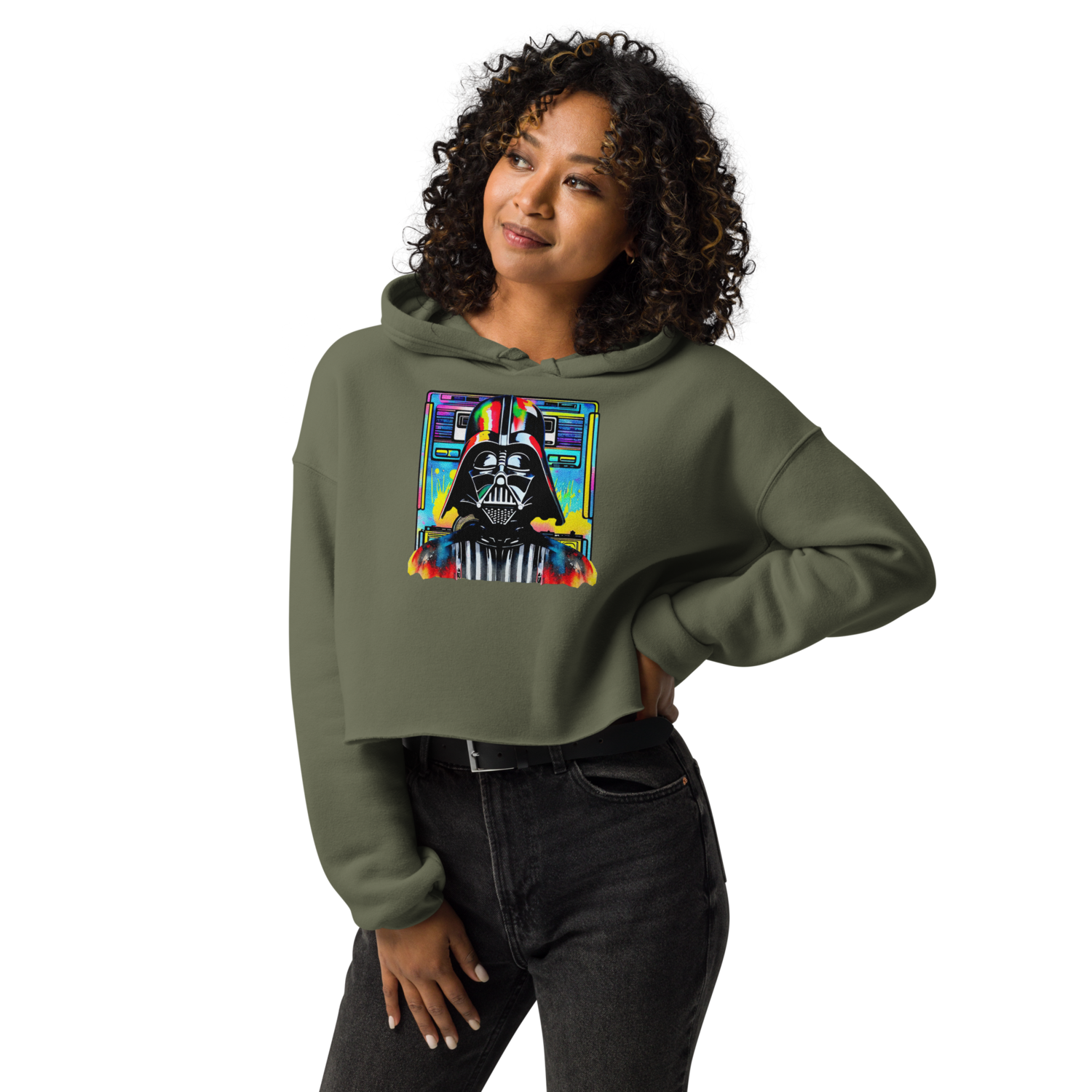 Crop Hoodie - Star Wars: Darth Vader Amped Up!