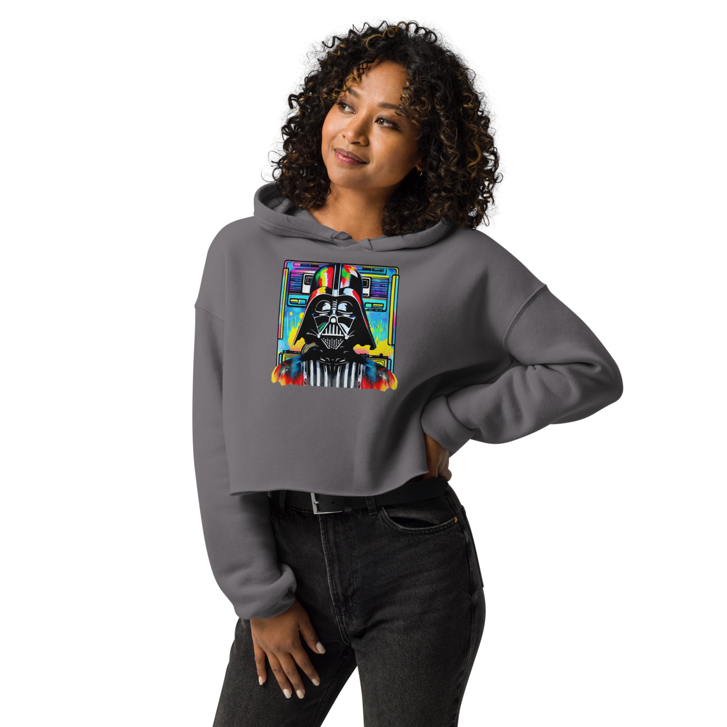 Crop Hoodie - Star Wars: Darth Vader Amped Up!