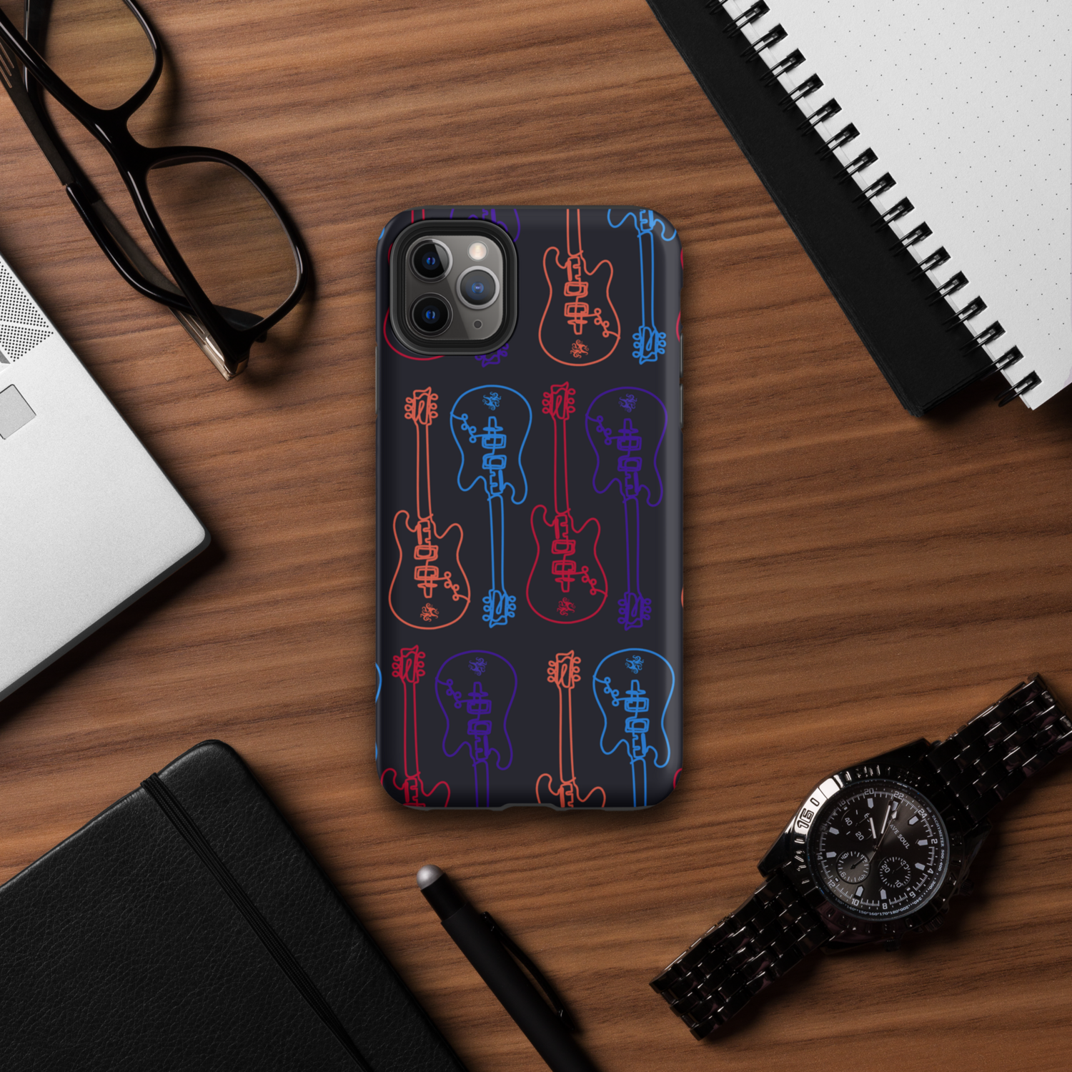 Tough Case for iPhone® - Studio Guitar - Black Sabbath