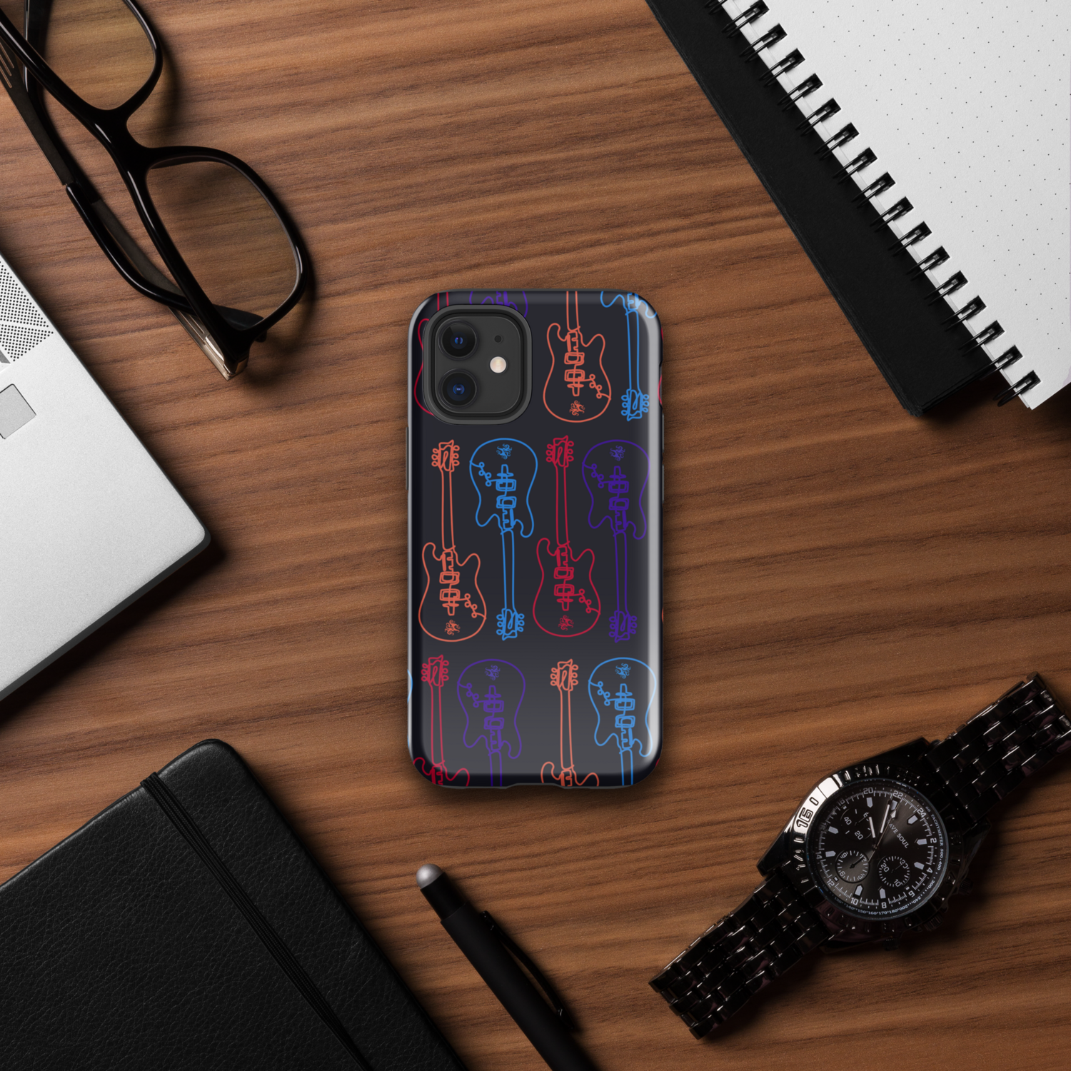Tough Case for iPhone® - Studio Guitar - Black Sabbath