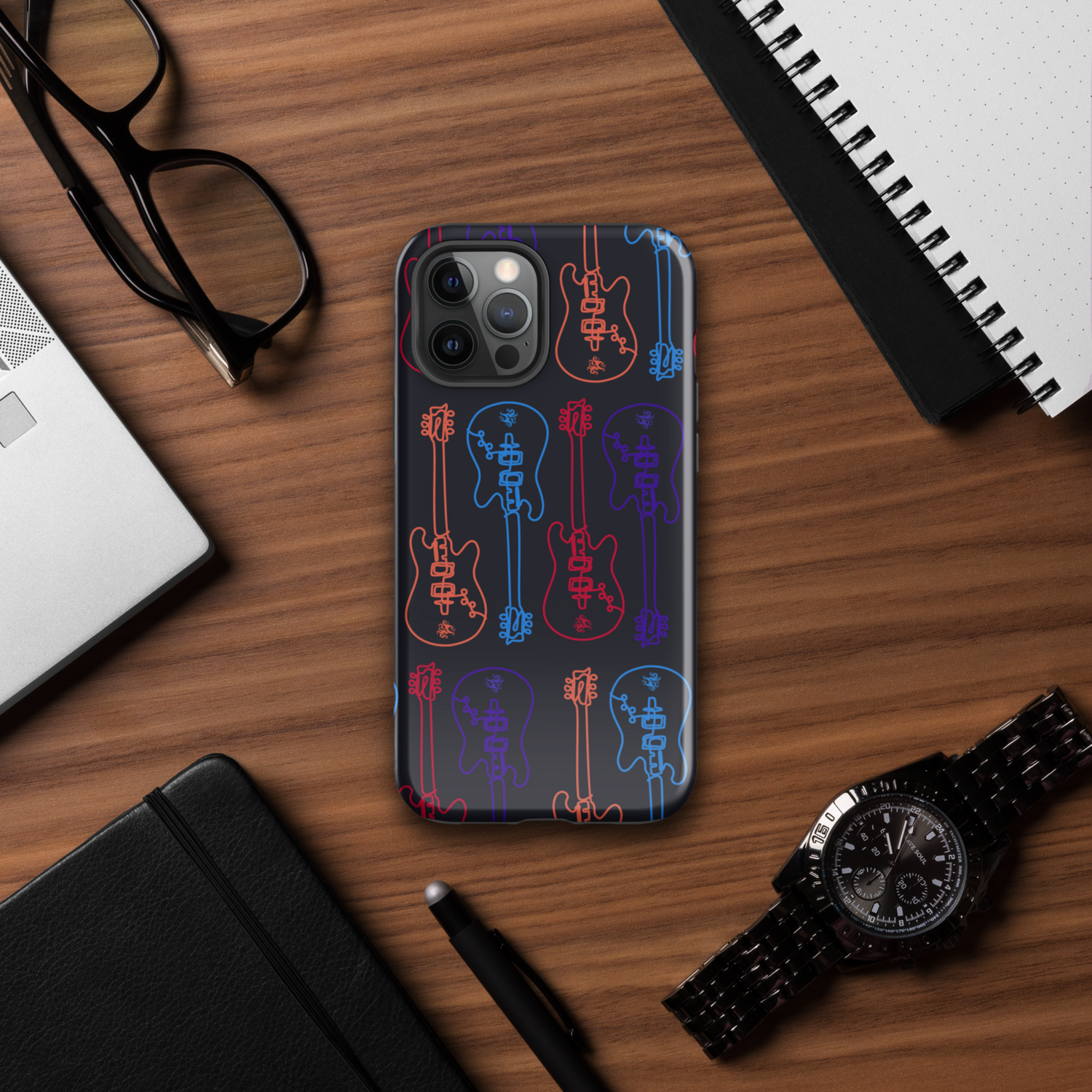 Tough Case for iPhone® - Studio Guitar - Black Sabbath