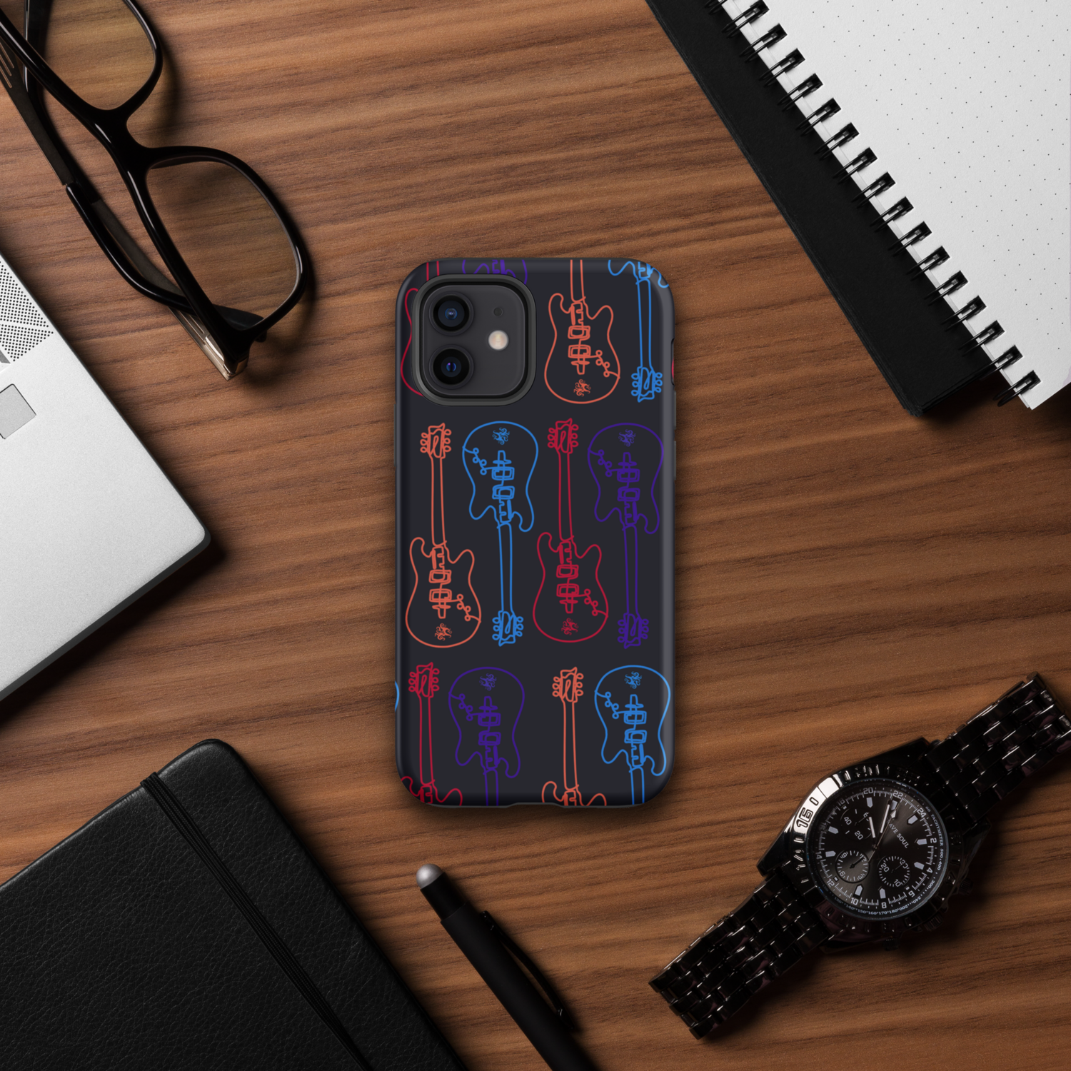 Tough Case for iPhone® - Studio Guitar - Black Sabbath
