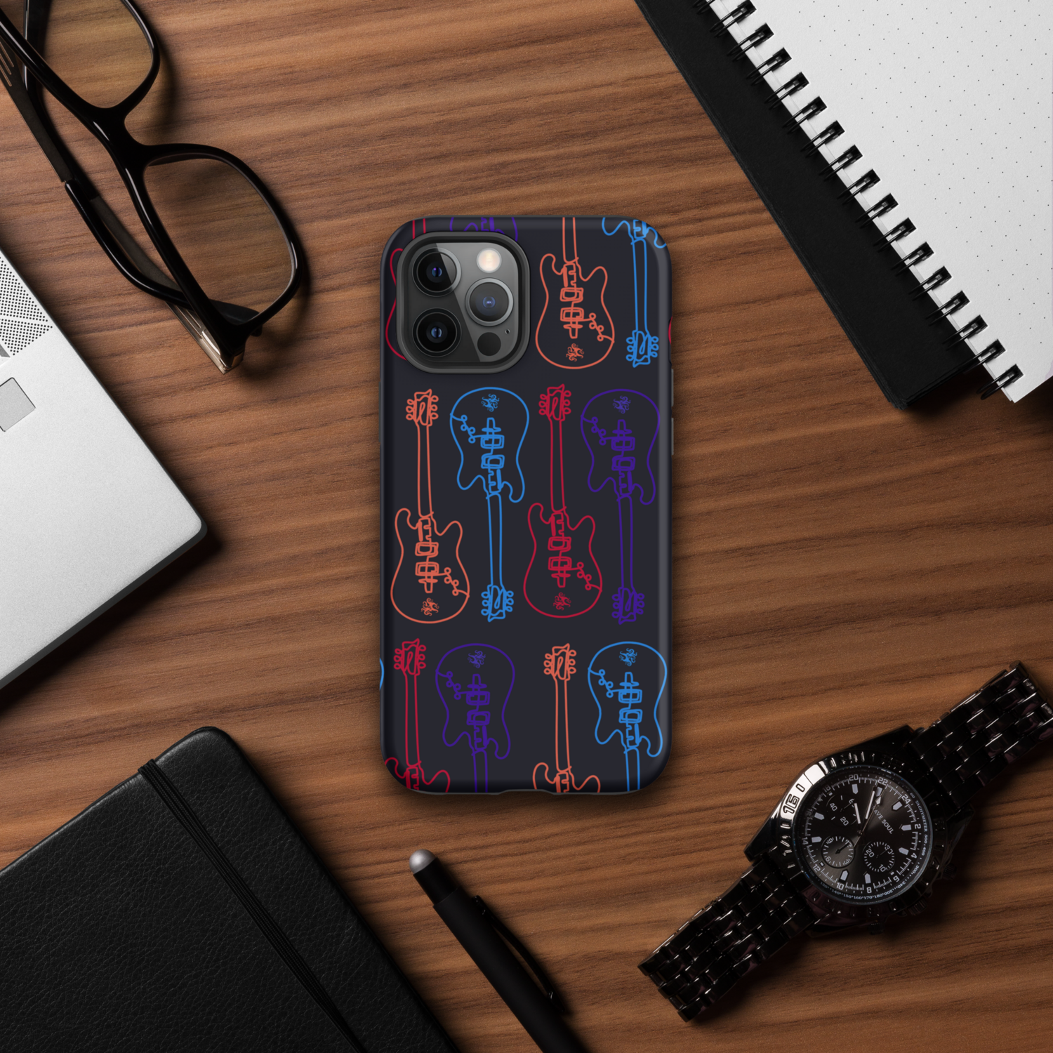Tough Case for iPhone® - Studio Guitar - Black Sabbath