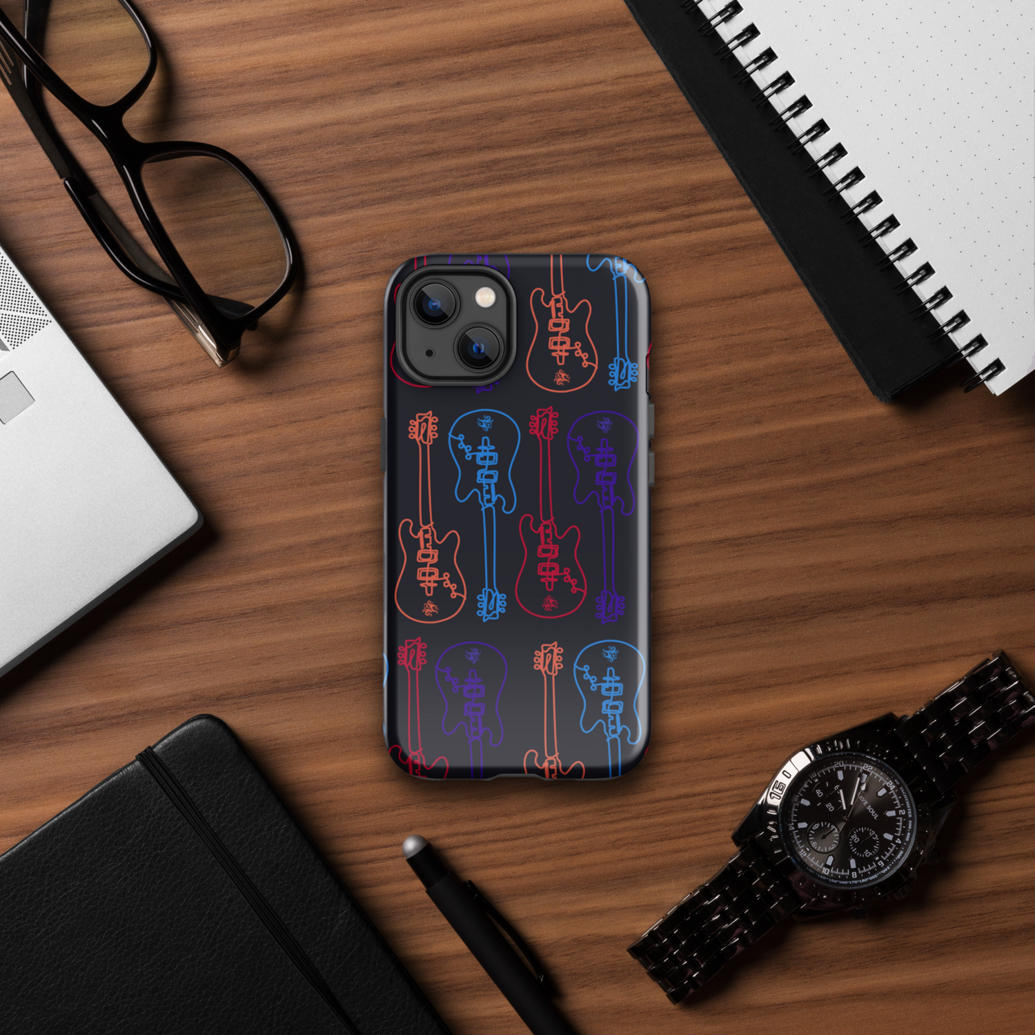Tough Case for iPhone® - Studio Guitar - Black Sabbath
