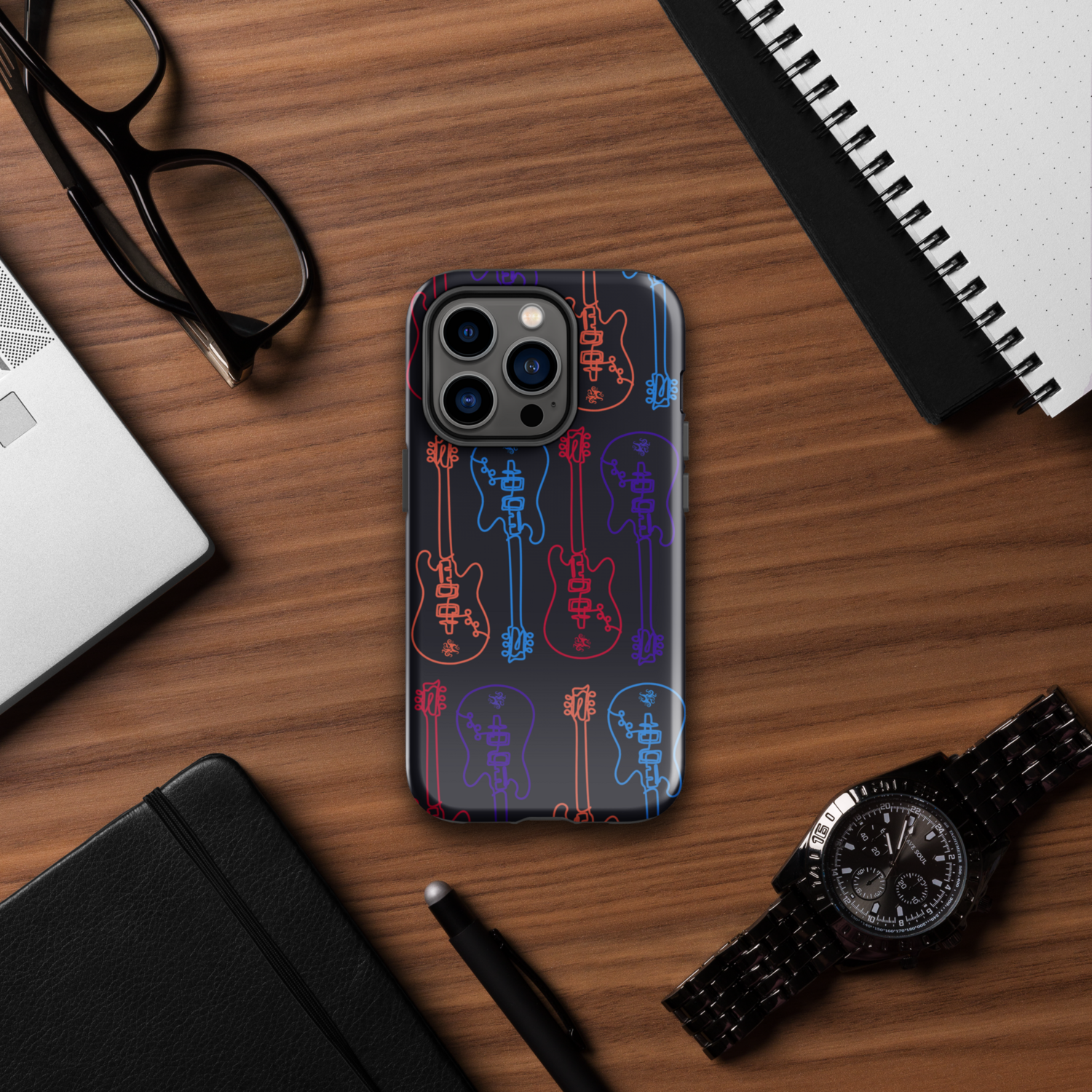 Tough Case for iPhone® - Studio Guitar - Black Sabbath