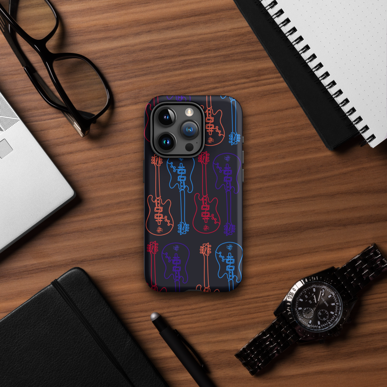 Tough Case for iPhone® - Studio Guitar - Black Sabbath