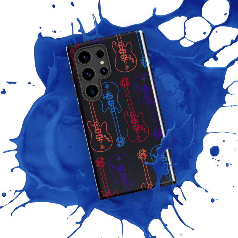 Tough case for Samsung® Phone - Studio Guitar - Black Sabbath