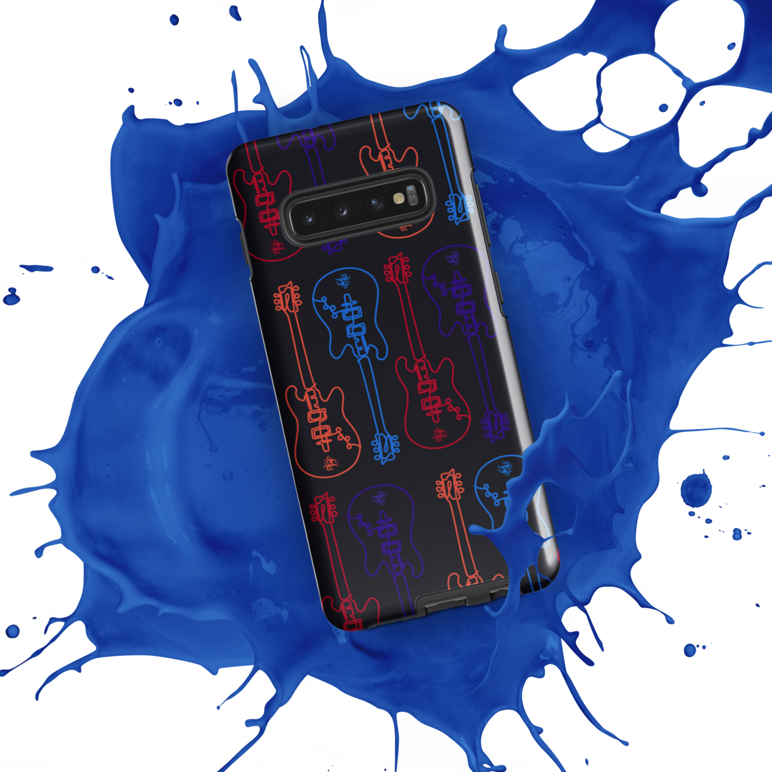 Tough case for Samsung® Phone - Studio Guitar - Black Sabbath