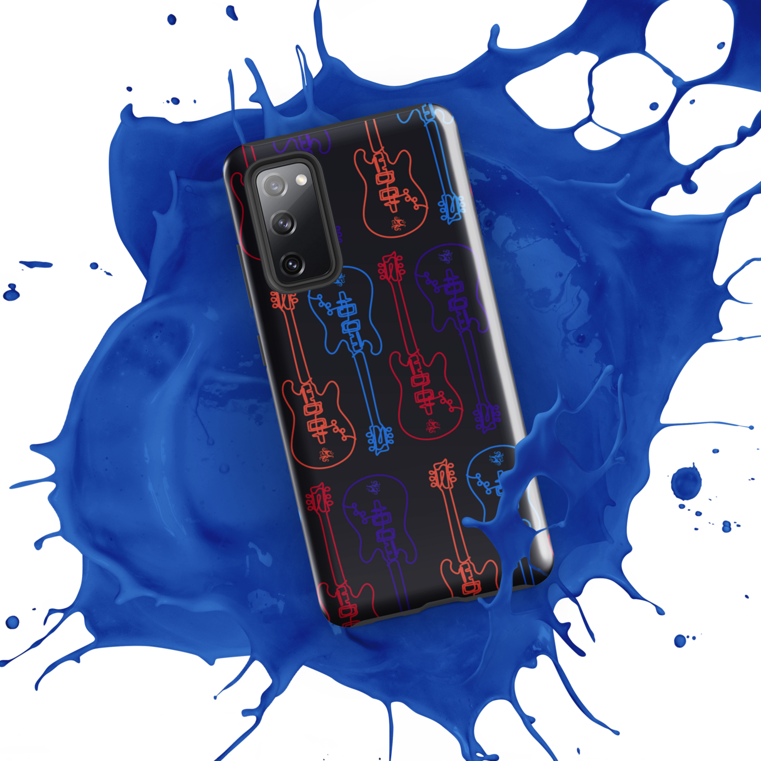 Tough case for Samsung® Phone - Studio Guitar - Black Sabbath