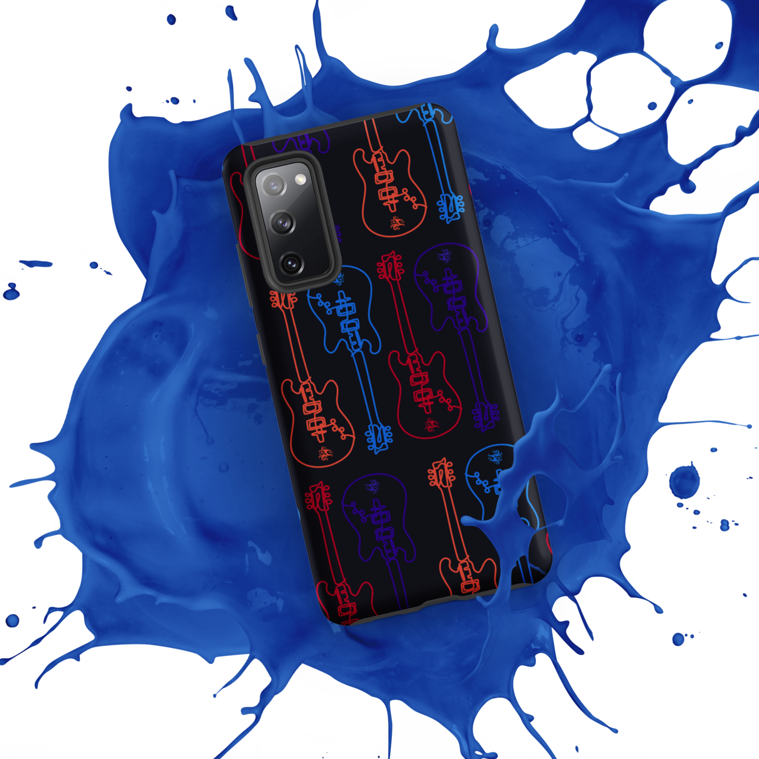 Tough case for Samsung® Phone - Studio Guitar - Black Sabbath