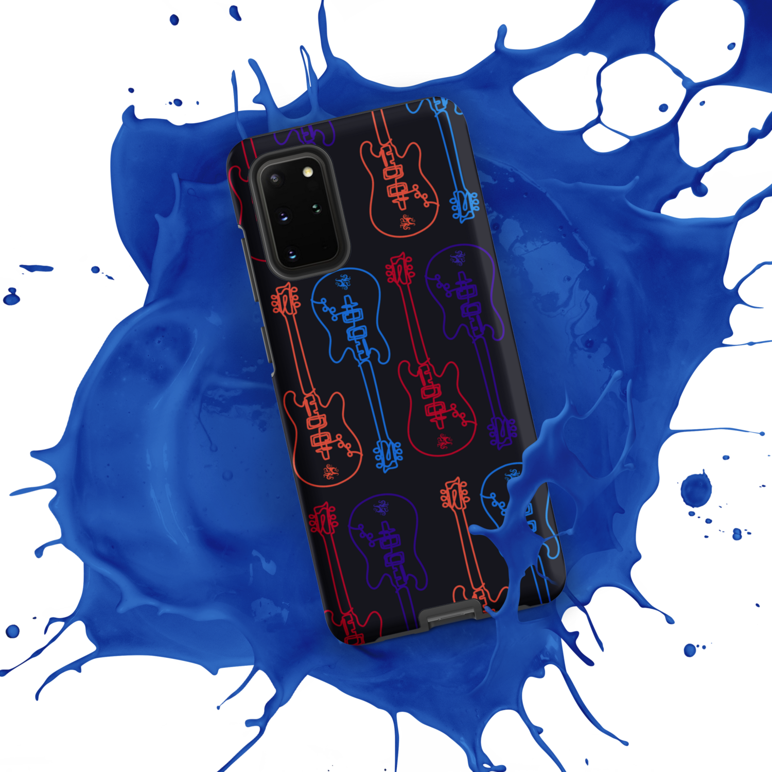 Tough case for Samsung® Phone - Studio Guitar - Black Sabbath