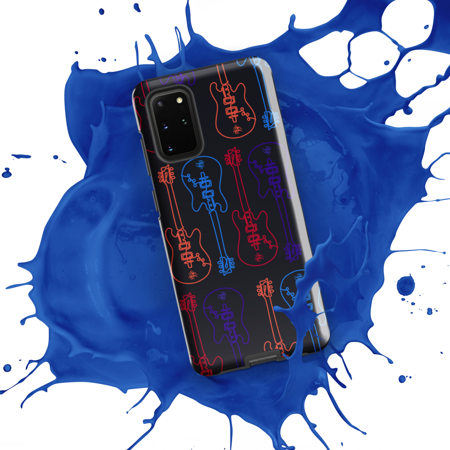 Tough case for Samsung® Phone - Studio Guitar - Black Sabbath