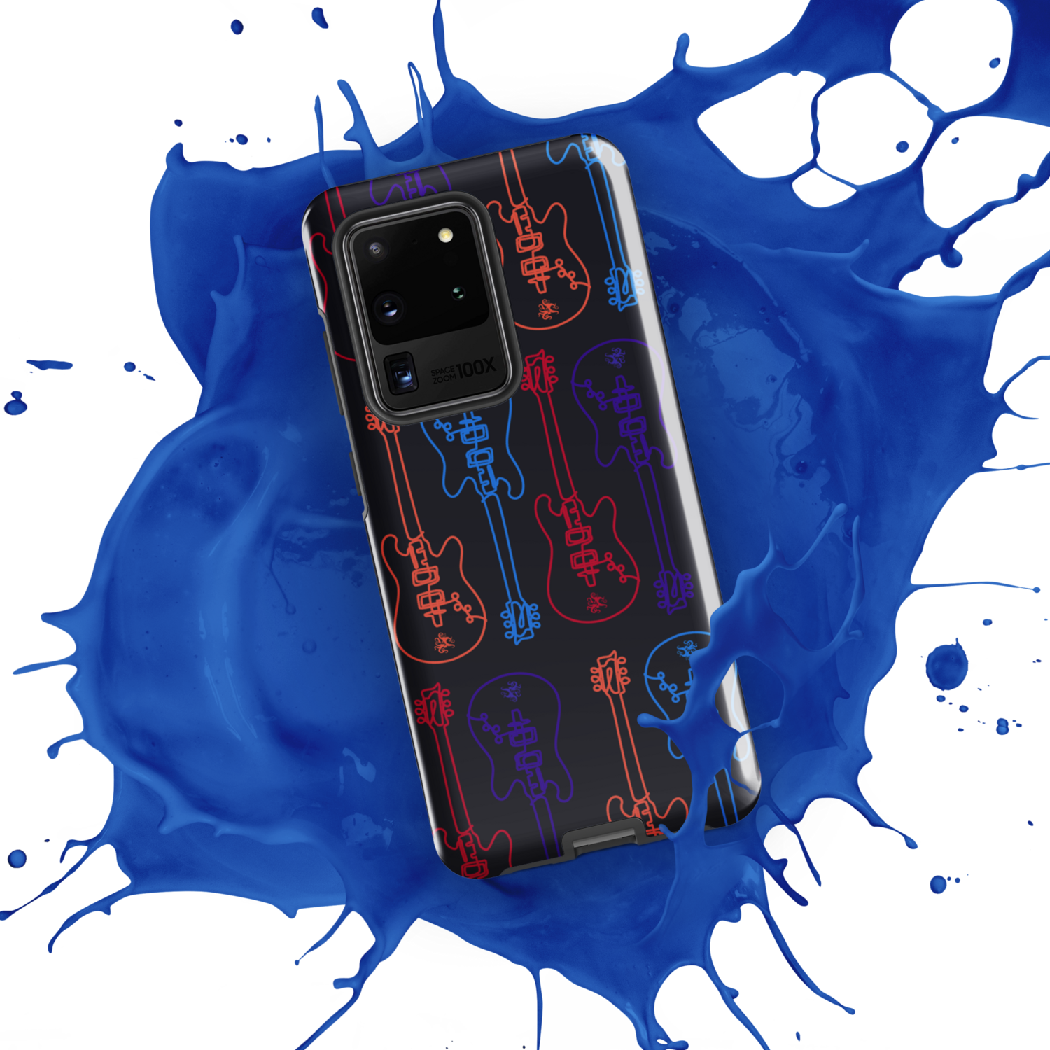 Tough case for Samsung® Phone - Studio Guitar - Black Sabbath