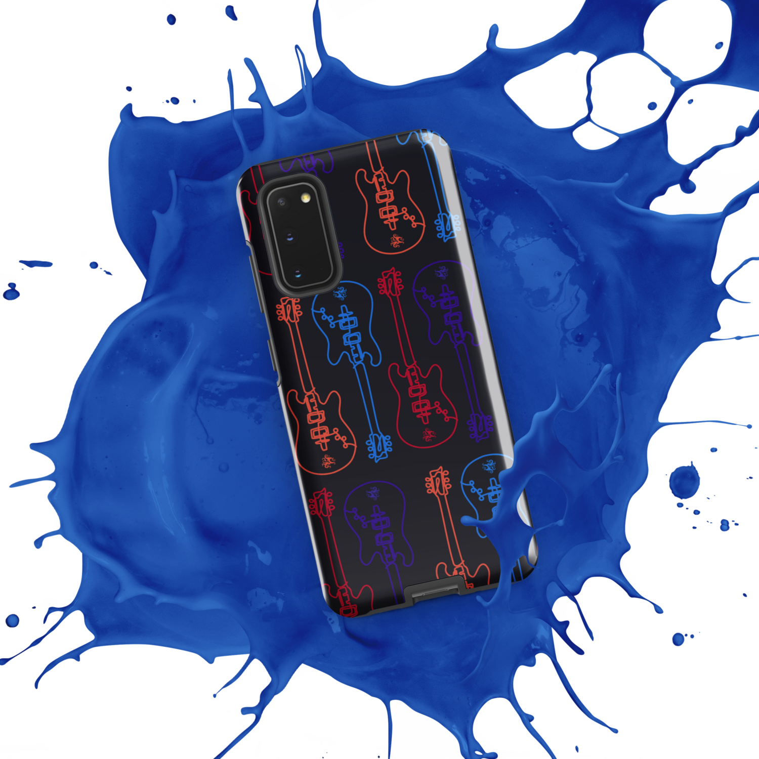 Tough case for Samsung® Phone - Studio Guitar - Black Sabbath