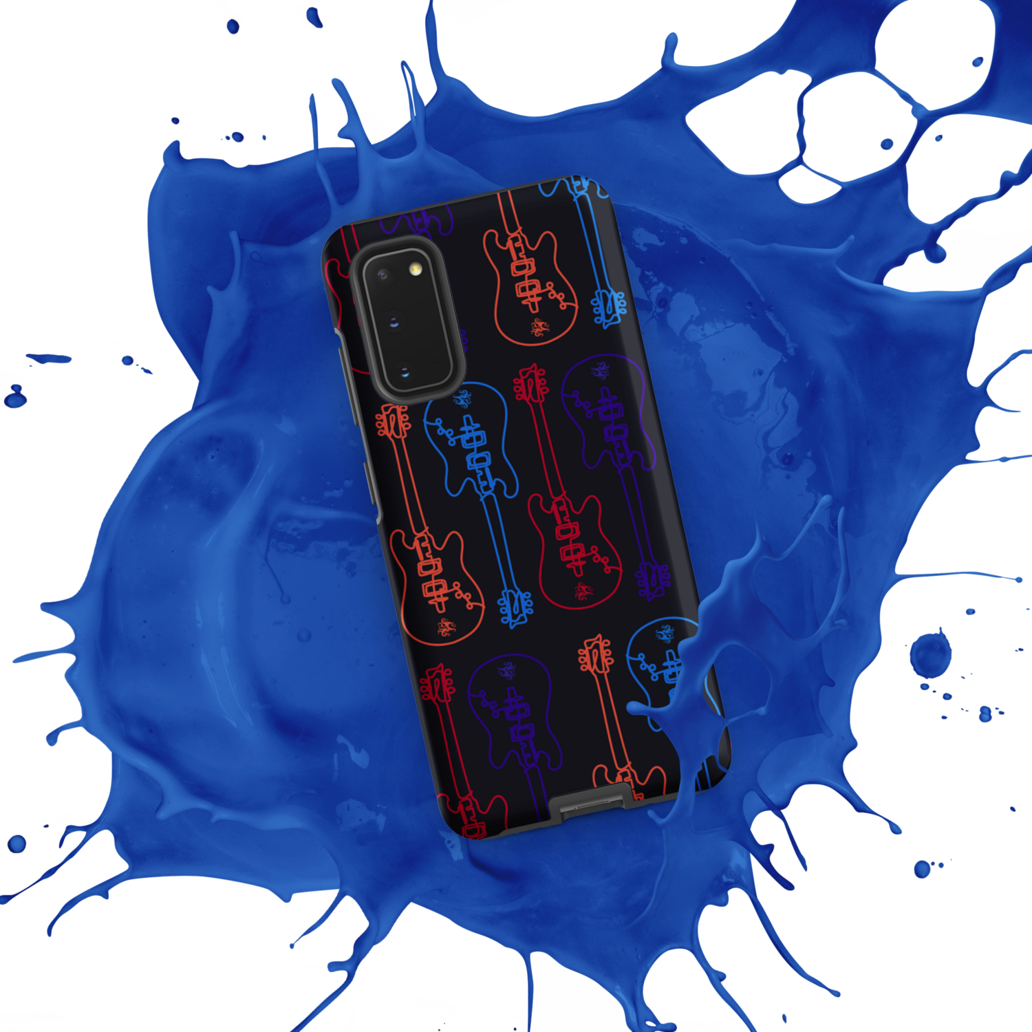 Tough case for Samsung® Phone - Studio Guitar - Black Sabbath