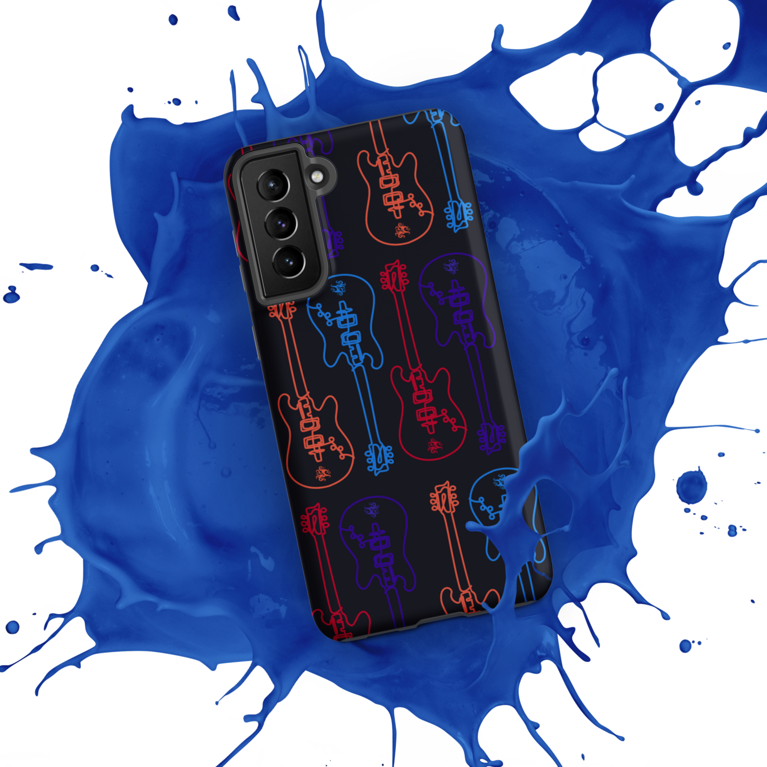 Tough case for Samsung® Phone - Studio Guitar - Black Sabbath