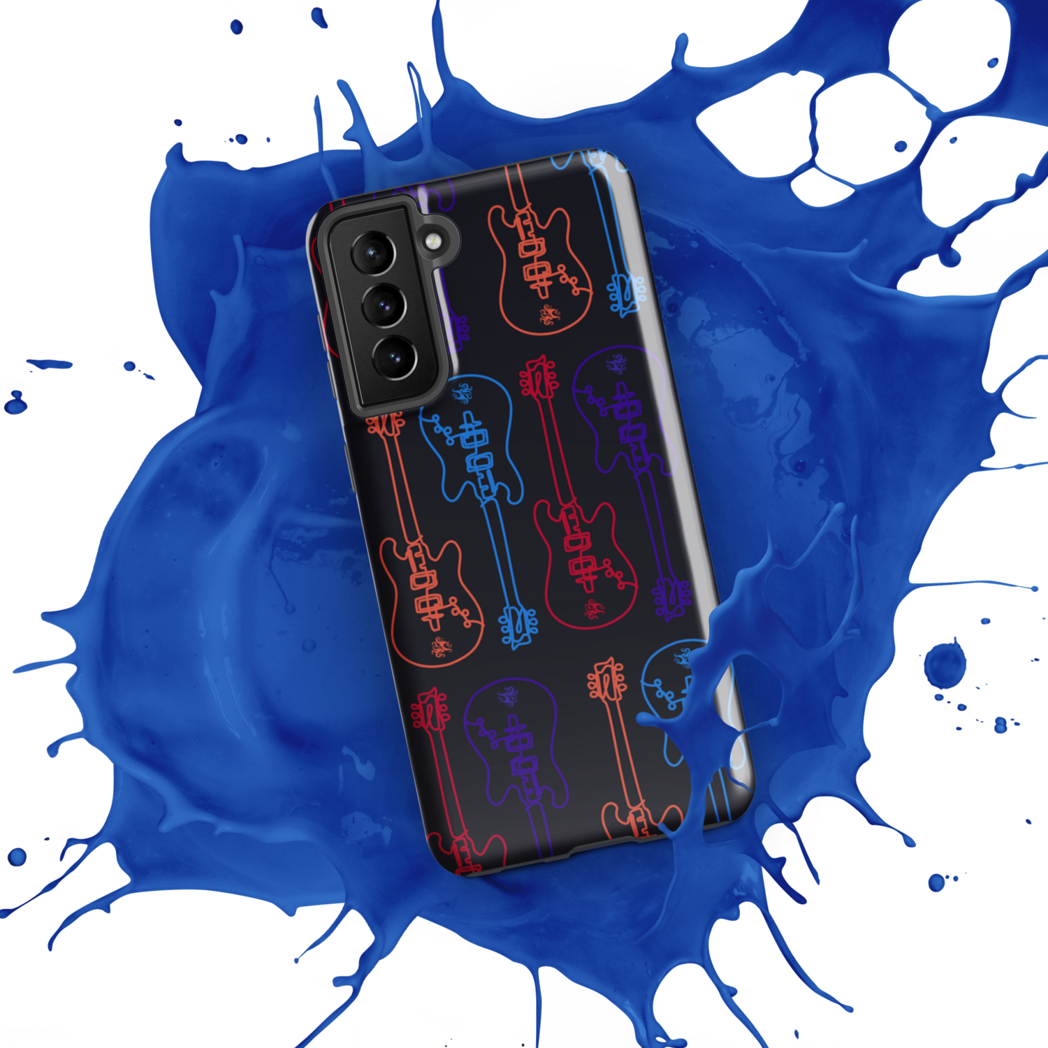 Tough case for Samsung® Phone - Studio Guitar - Black Sabbath