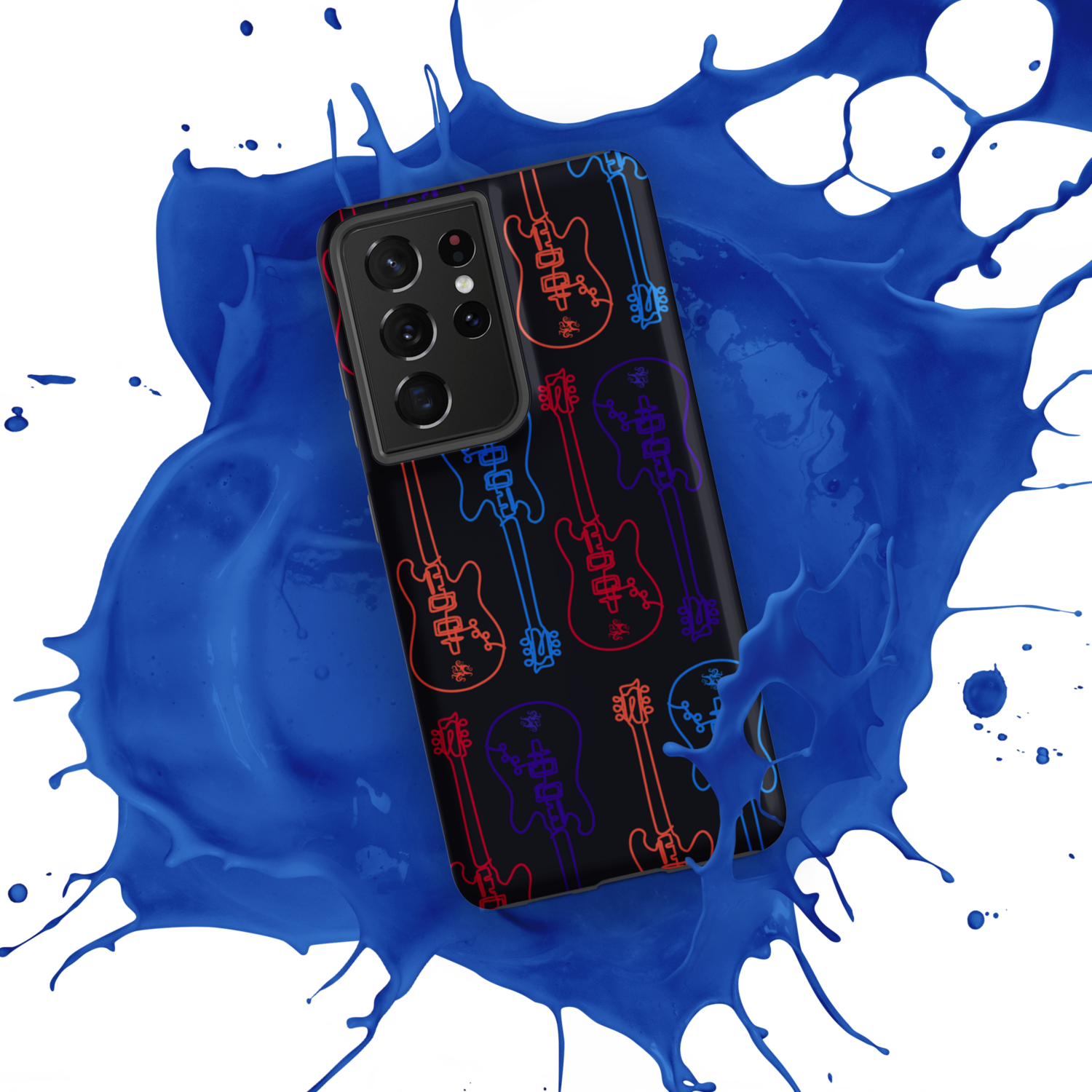 Tough case for Samsung® Phone - Studio Guitar - Black Sabbath