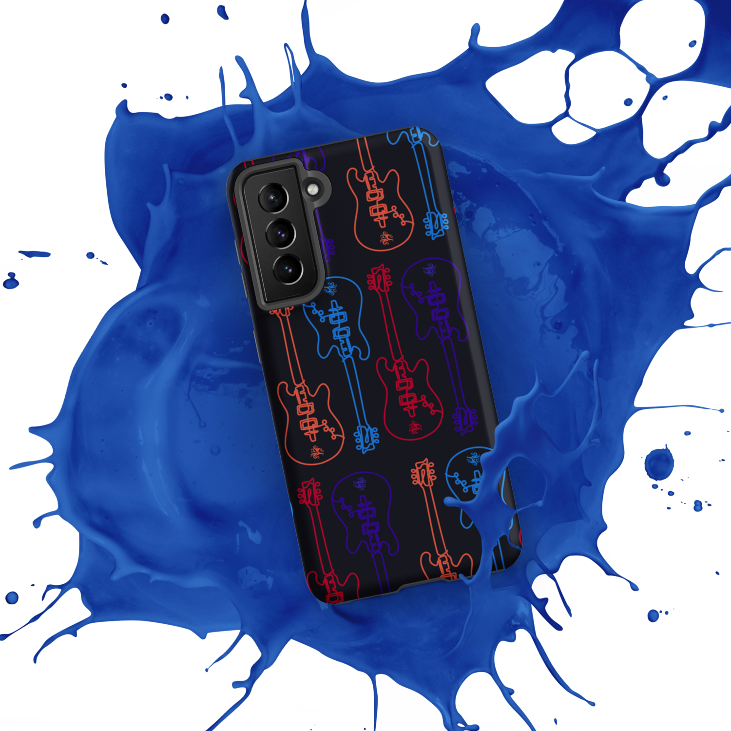 Tough case for Samsung® Phone - Studio Guitar - Black Sabbath