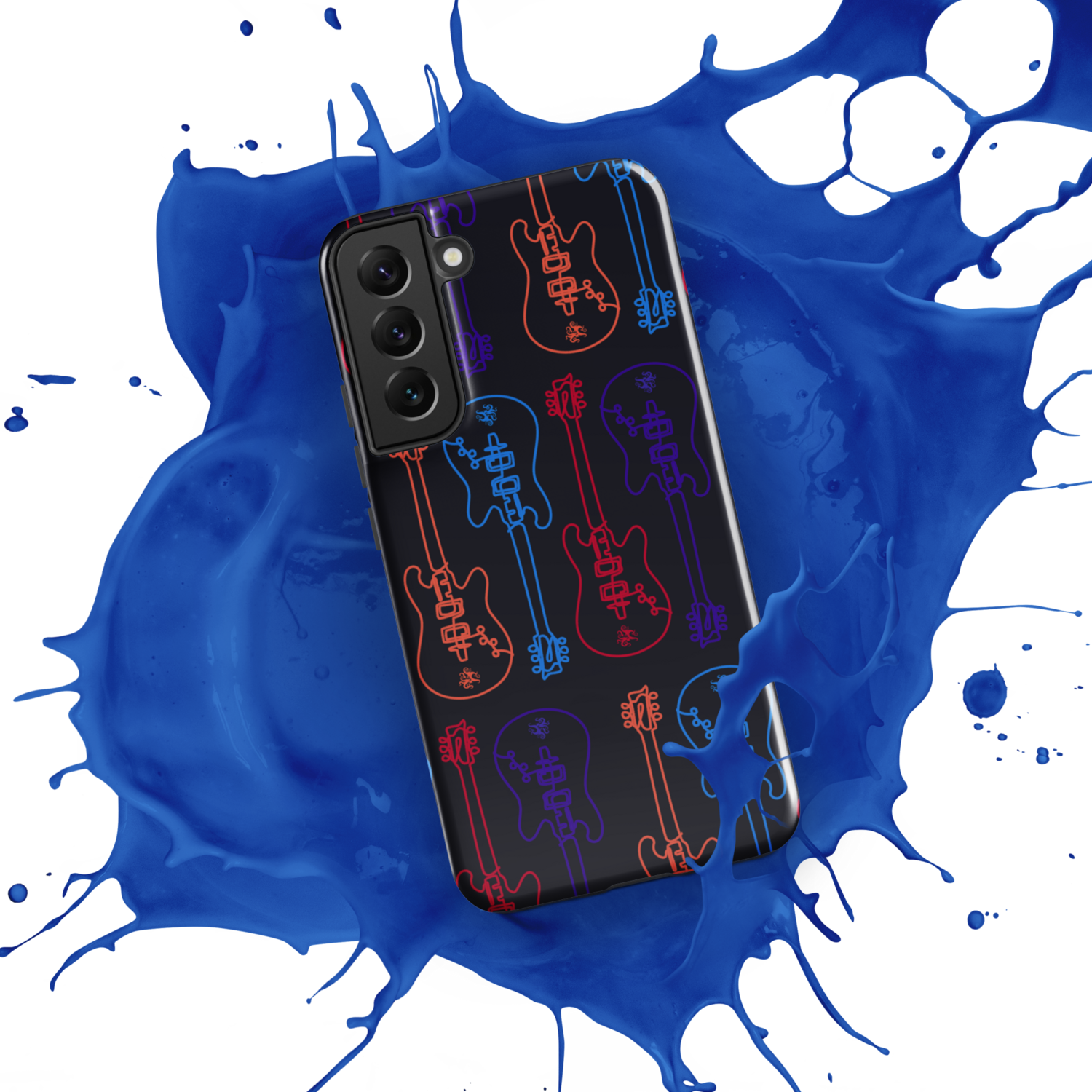 Tough case for Samsung® Phone - Studio Guitar - Black Sabbath