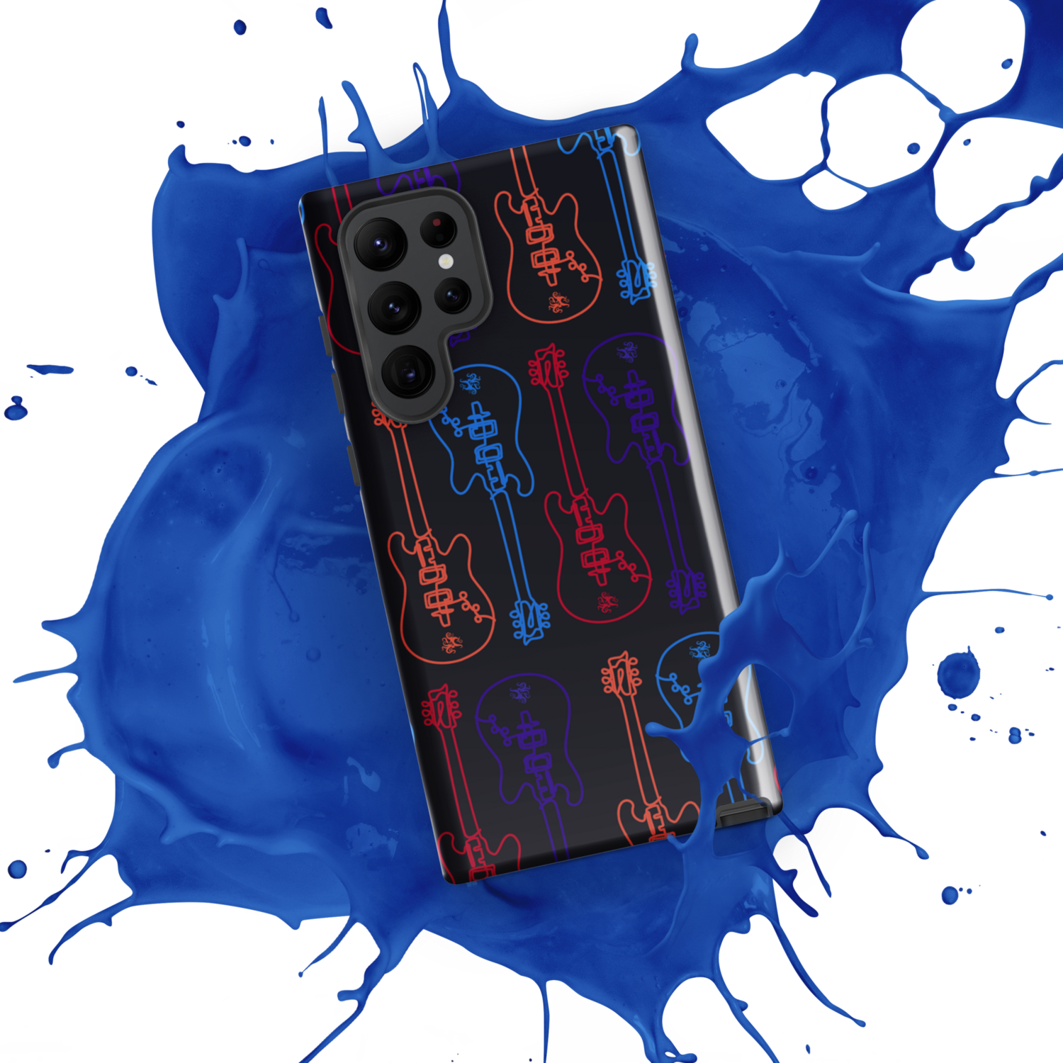 Tough case for Samsung® Phone - Studio Guitar - Black Sabbath
