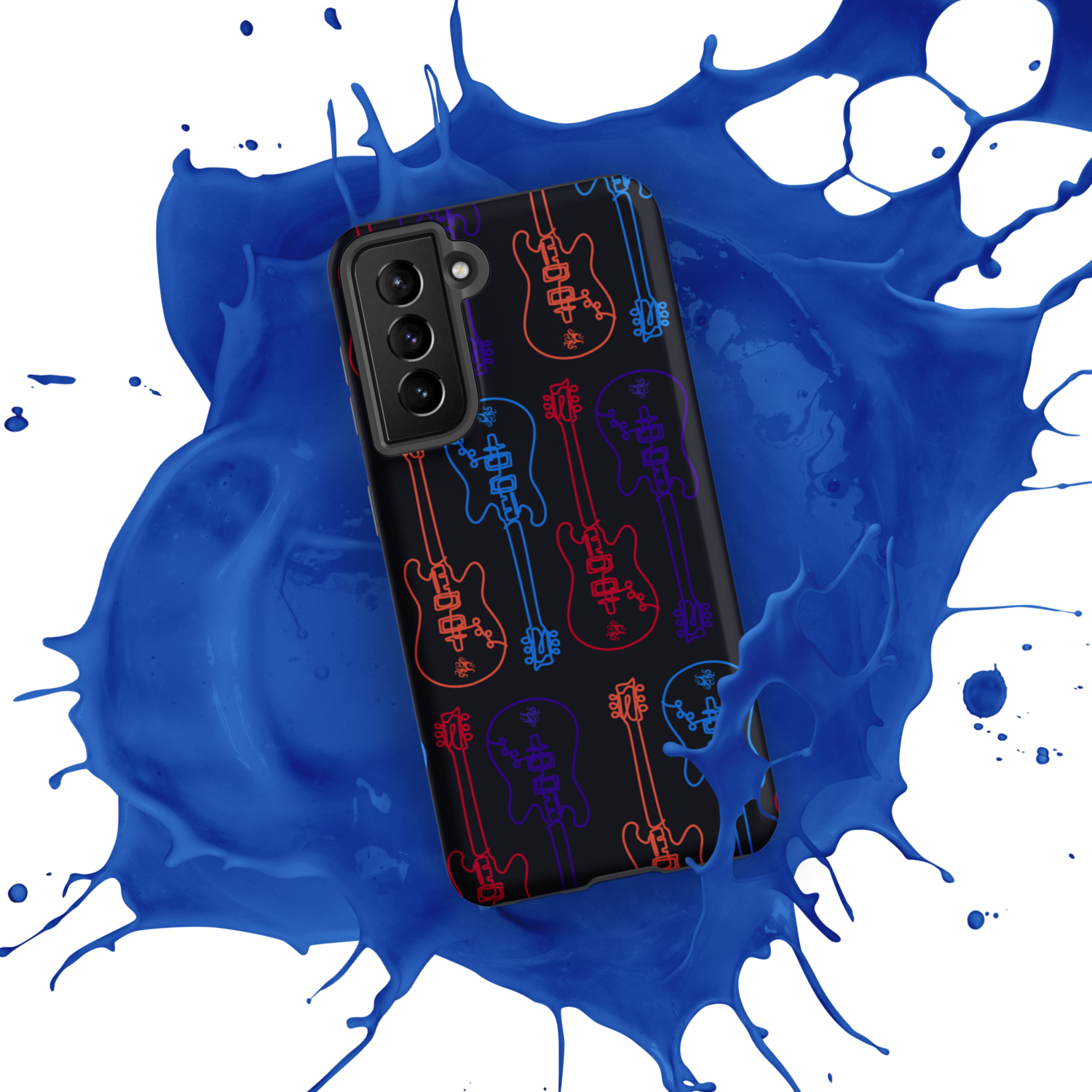 Tough case for Samsung® Phone - Studio Guitar - Black Sabbath